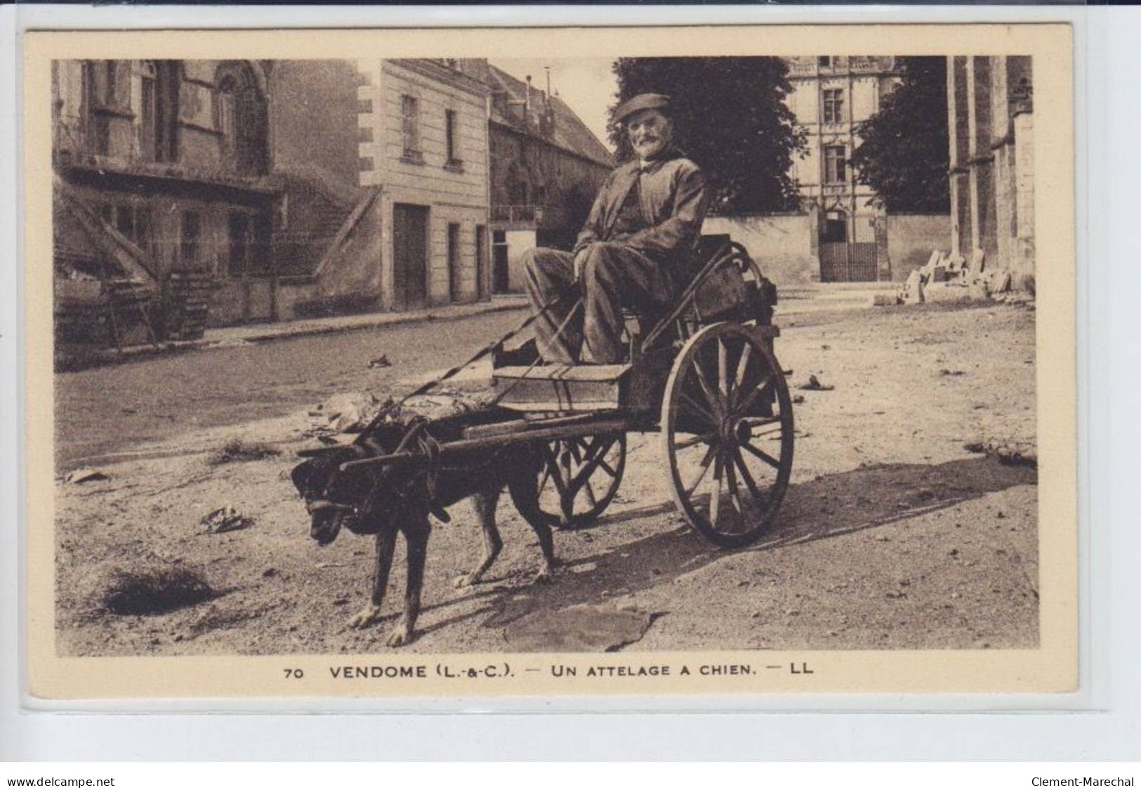 VENDOME: Un Attelage à Chien, Voiture à Chien - Très Bon état - Vendome