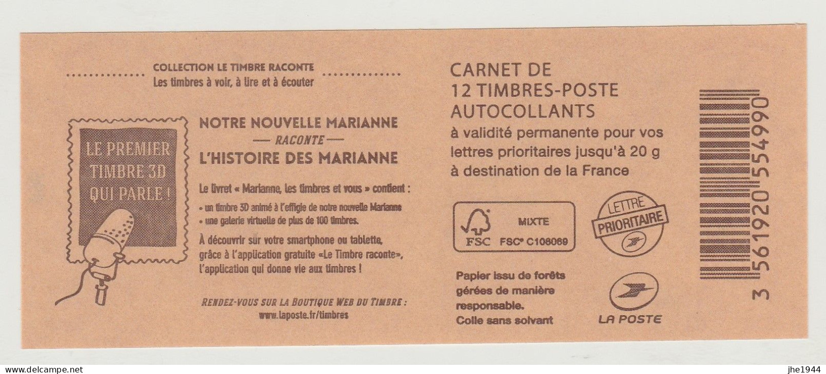 France Carnet N° 851-C1 ** L'Histoire Des Marianne - Other & Unclassified