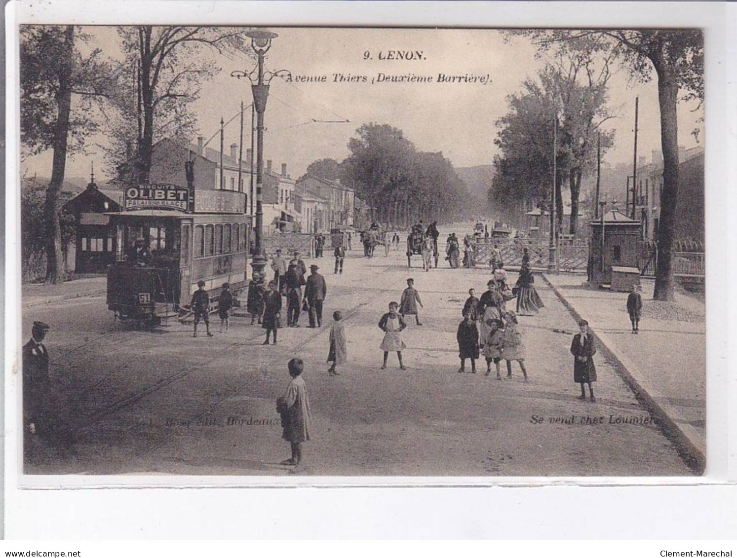 CENON: Avenue Thiers, Deuxième Barrière, Tramway - Très Bon état - Sonstige & Ohne Zuordnung