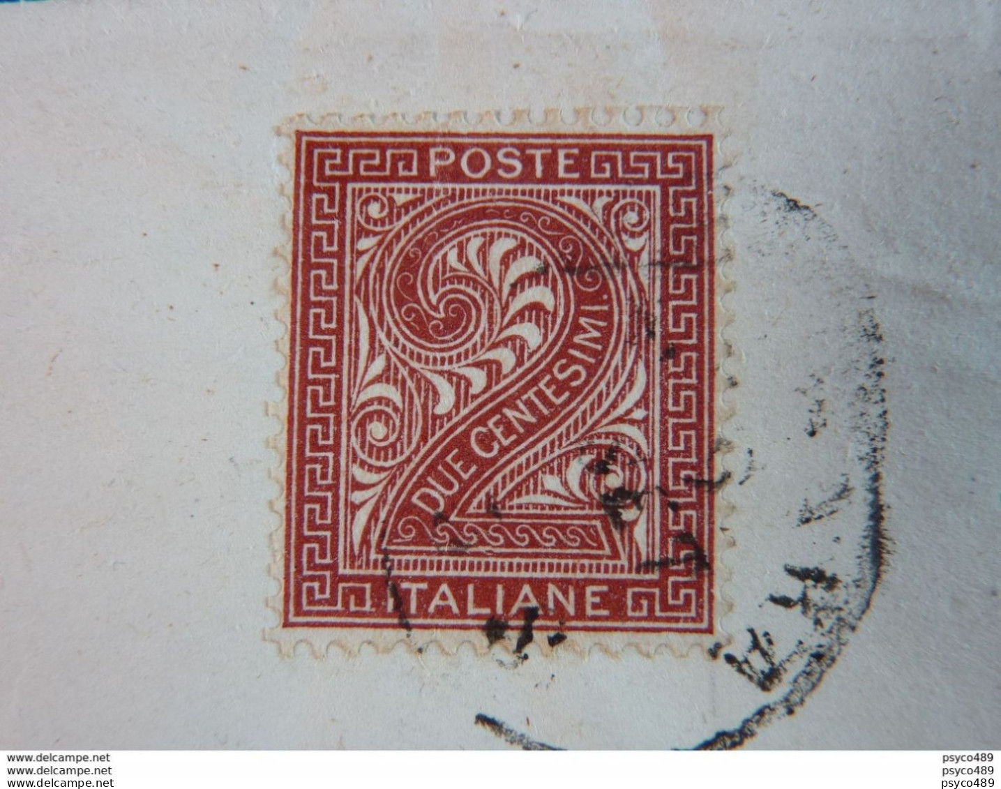 1578 ITALIA Regno-1865- "L 15 Cifra Londra" C. 2 FERRARA>CODIGORO (descrizione) - Marcofilía
