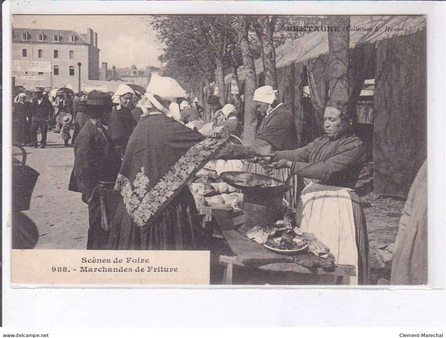 SAINT-BRIEUC:: Scène De Foire, Marchandes De Friture - Très Bon état - Saint-Brieuc