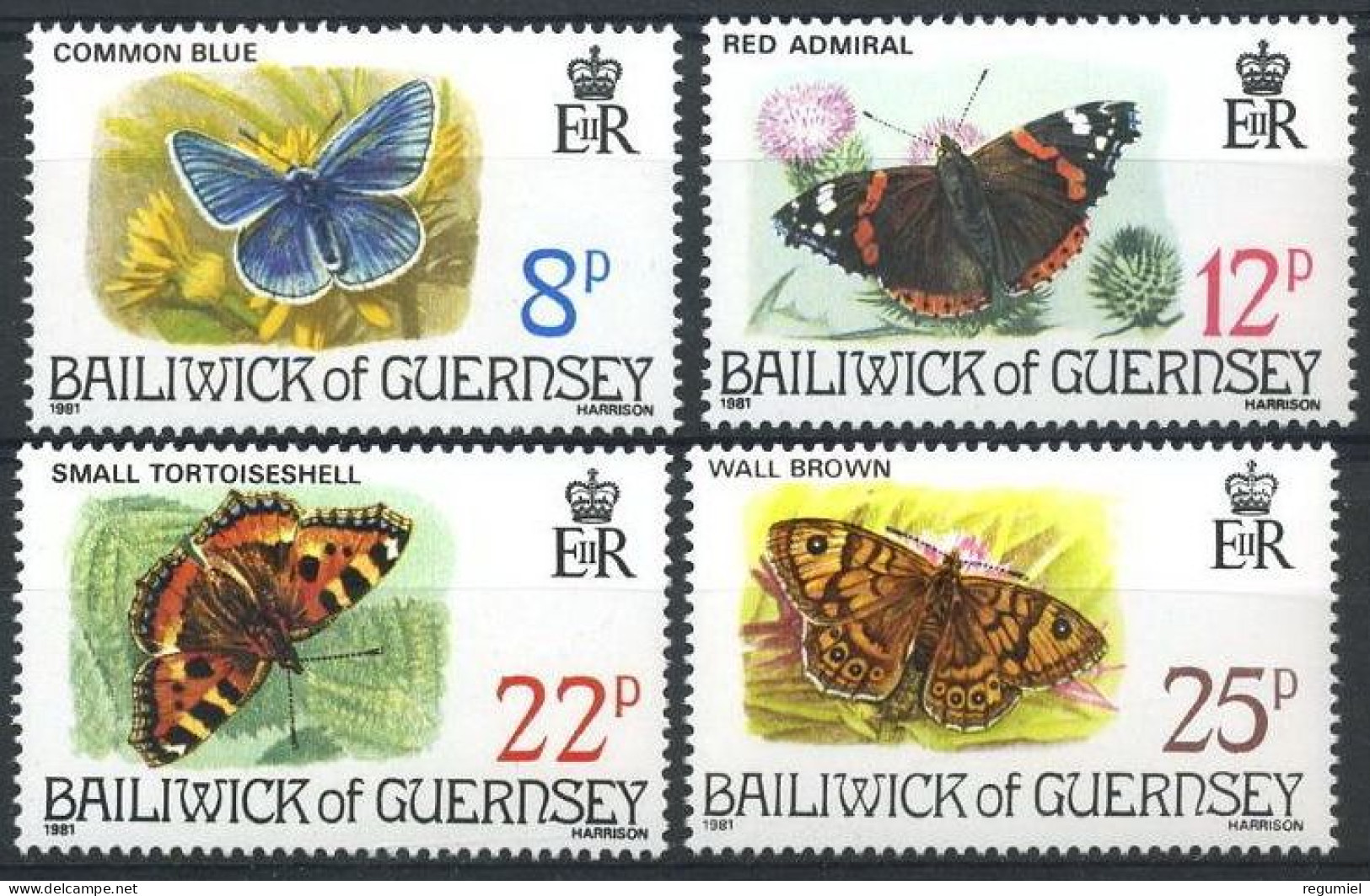 Guernsey 213/216 ** MNH. 1981 - Guernesey