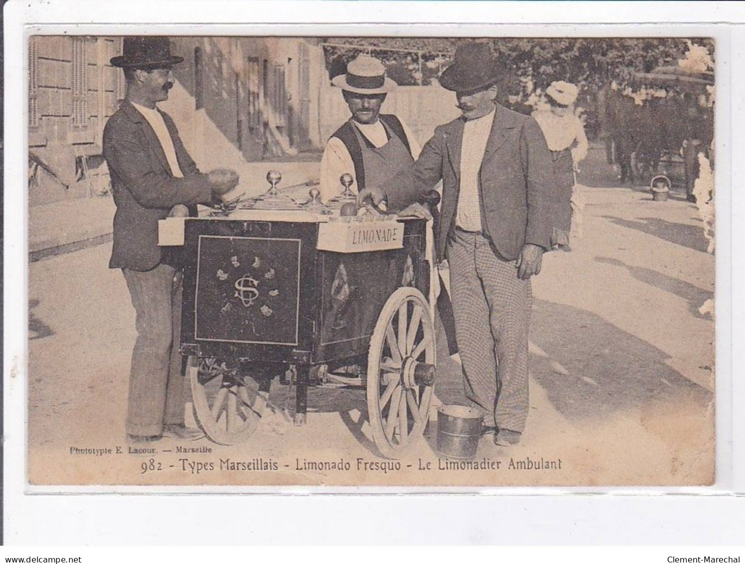 MARSEILLE: Limonado Fresquo, Le Limonadier Ambulant - état - Non Classés