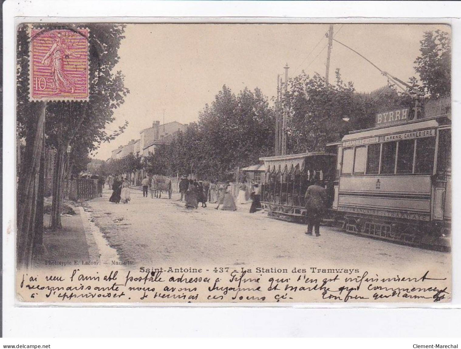 SAINT-ANTOINE: La Station Des Tramways - Très Bon état - Otros & Sin Clasificación