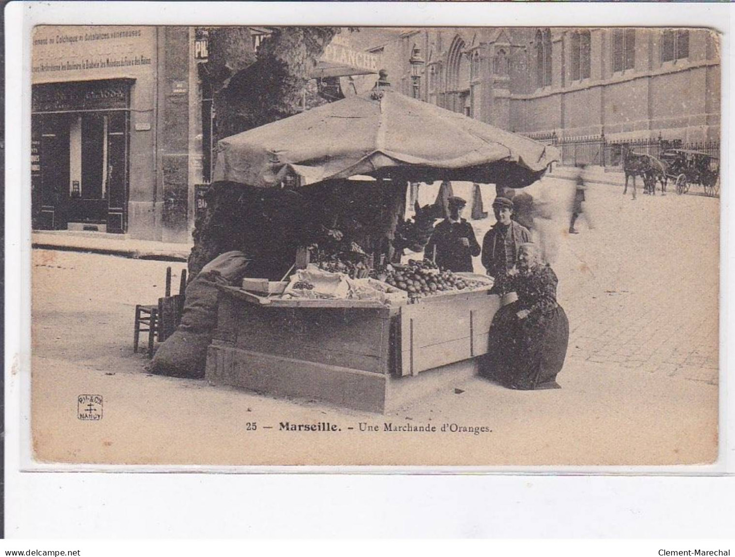 MARSEILLE: Une Marchande D'oranges - état - Zonder Classificatie