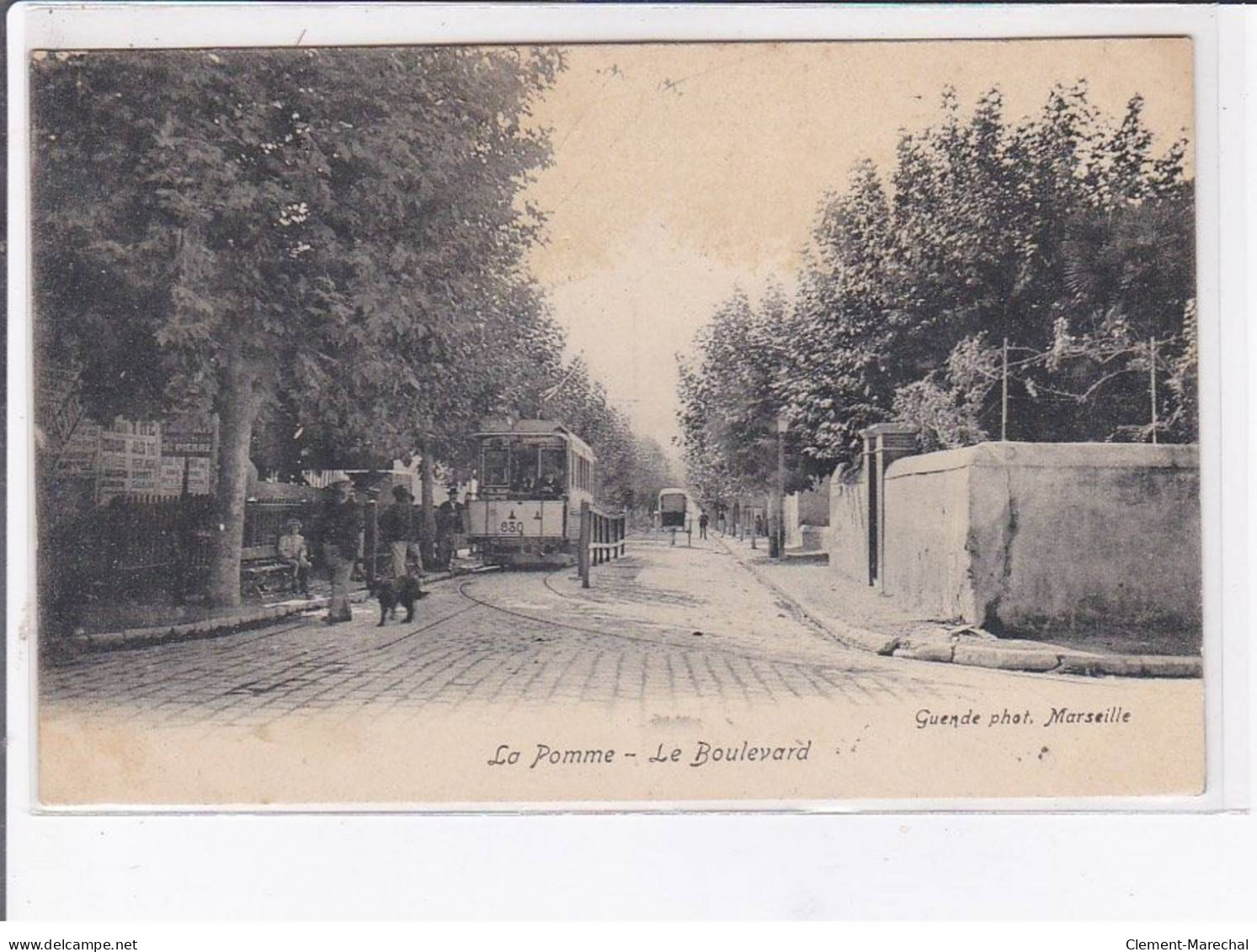 LA POMME: Le Boulevard, Tramway - Très Bon état - Altri & Non Classificati