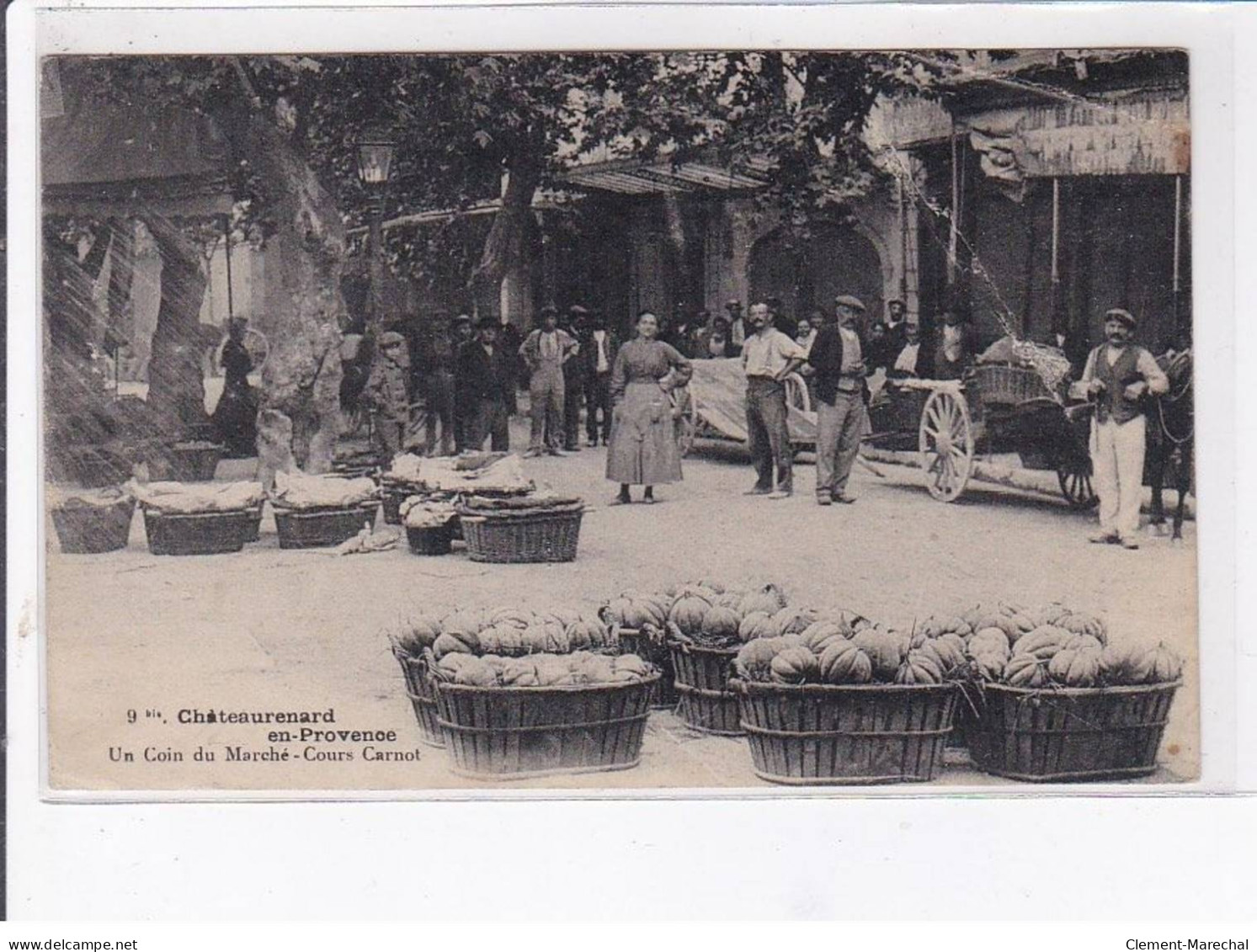 CHATEAURENARD-en-PROVENCE: Un Coin Du Marché, Cours, Carnot - état - Chateaurenard