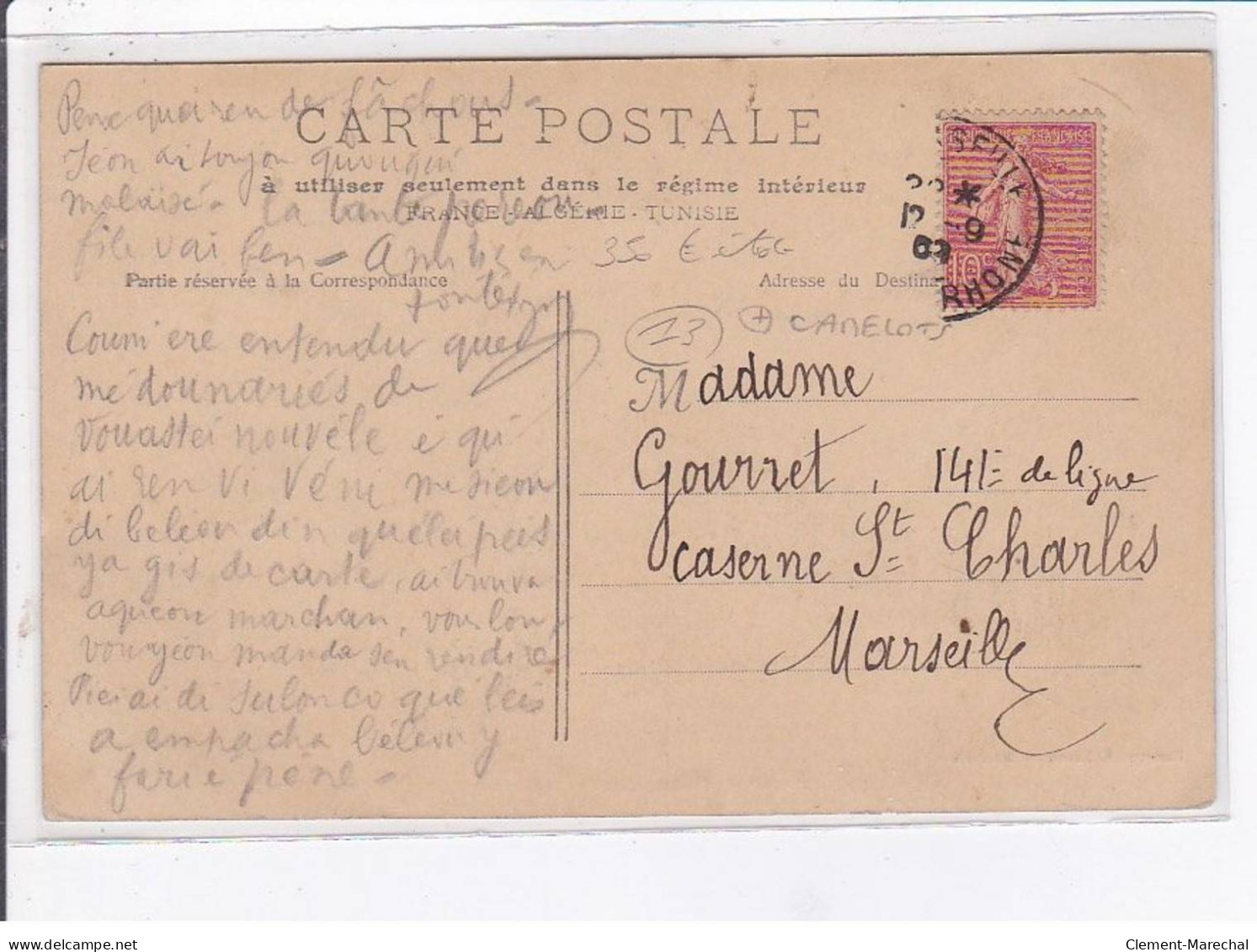 MARSEILLE: Camelot Vendant Les Cartes Postales - état - Zonder Classificatie