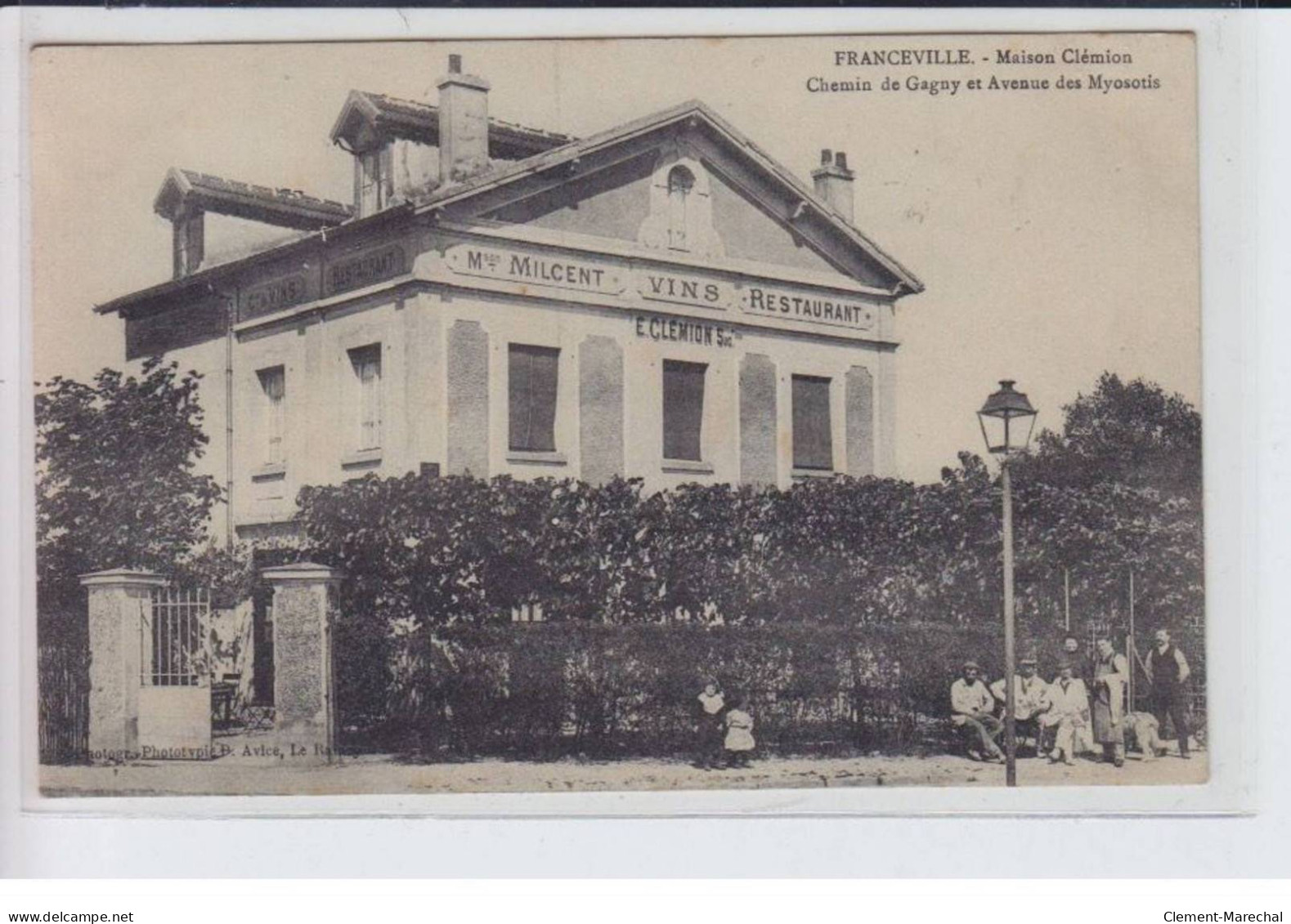 FRANCEVILLE: Maison Clémion, Chemin Du Gagny Et Avenue Des Myosotis, Mson Milcent - état - Other & Unclassified