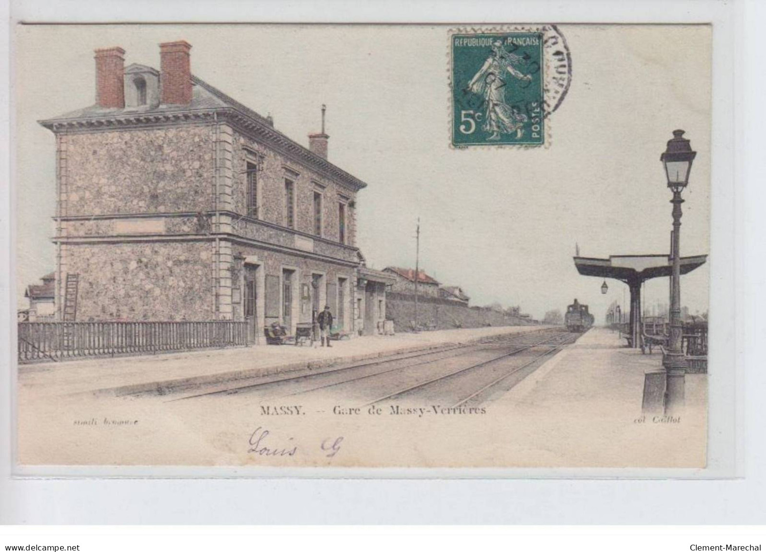 MASSY: Gare De Massy-verrières, Train - Très Bon état - Massy