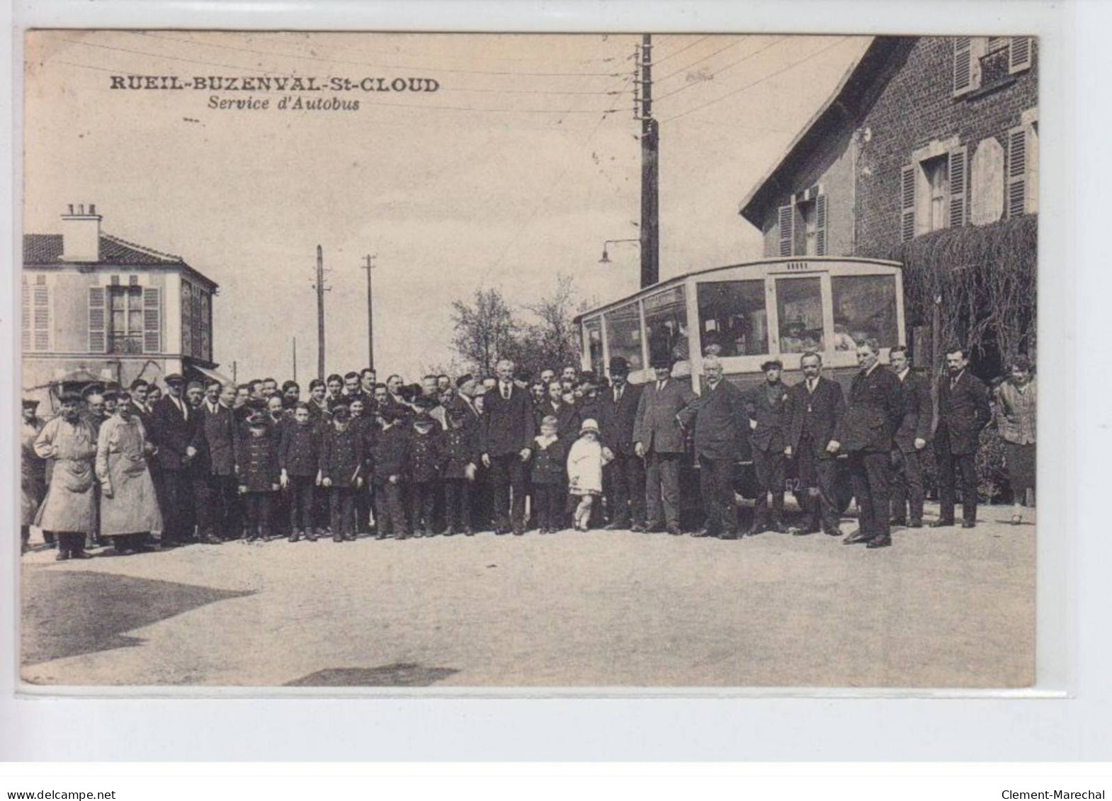 RUEIL-BUZENVAL-SAINT-CLOUD: Service D'autobus - Très Bon état - Autres & Non Classés