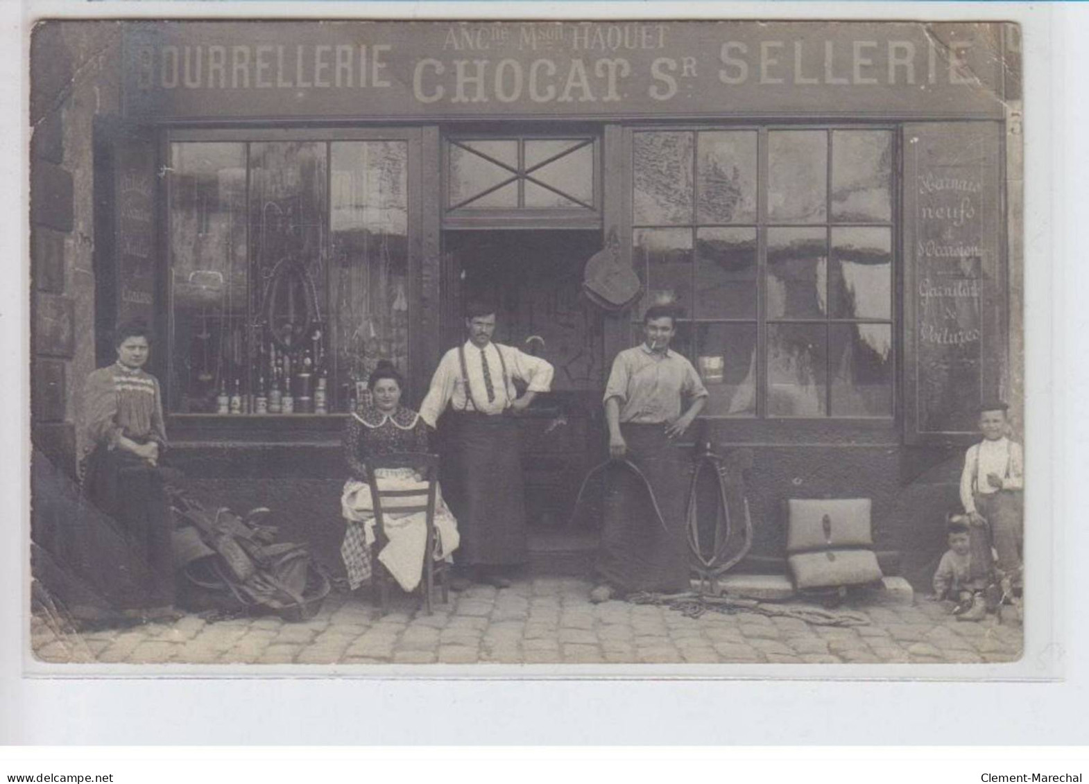 ESSONNE: Bourrellerie Chocat Sr Sellerie, Ancienne Maison Haquet - état - Andere & Zonder Classificatie