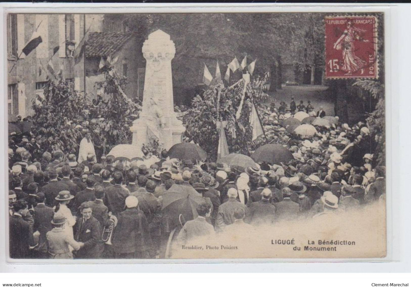 LIGUGE: La Bénédiction Du Monument - Très Bon état - Autres & Non Classés