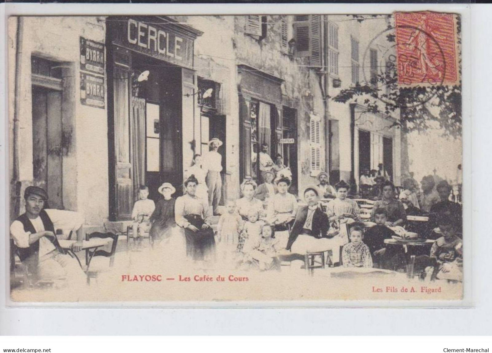 FLAYOSC: Les Cafée Du Cours - Très Bon état - Autres & Non Classés