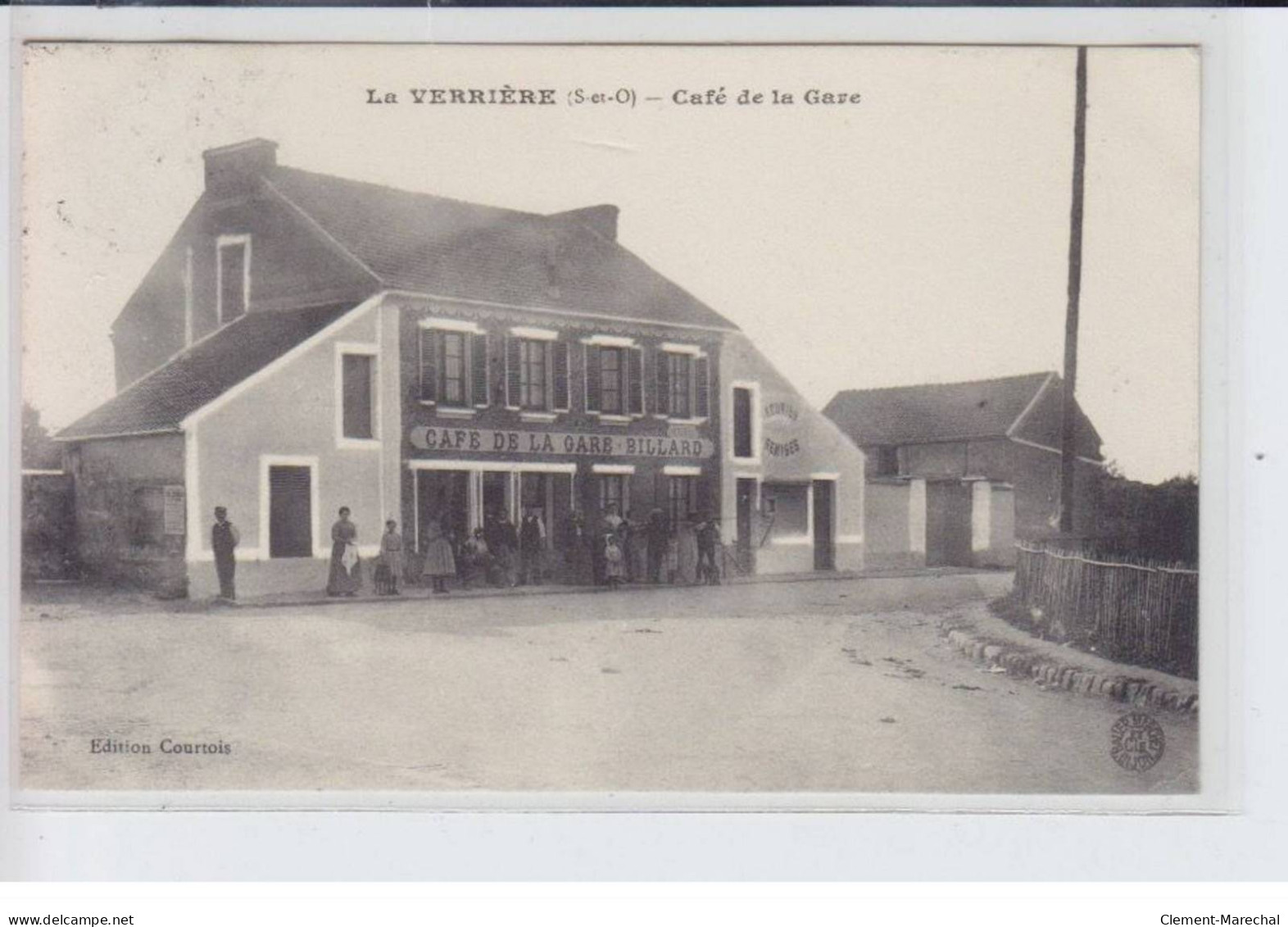 LA VERRIERE: Café De La Gare - Très Bon état - La Verriere