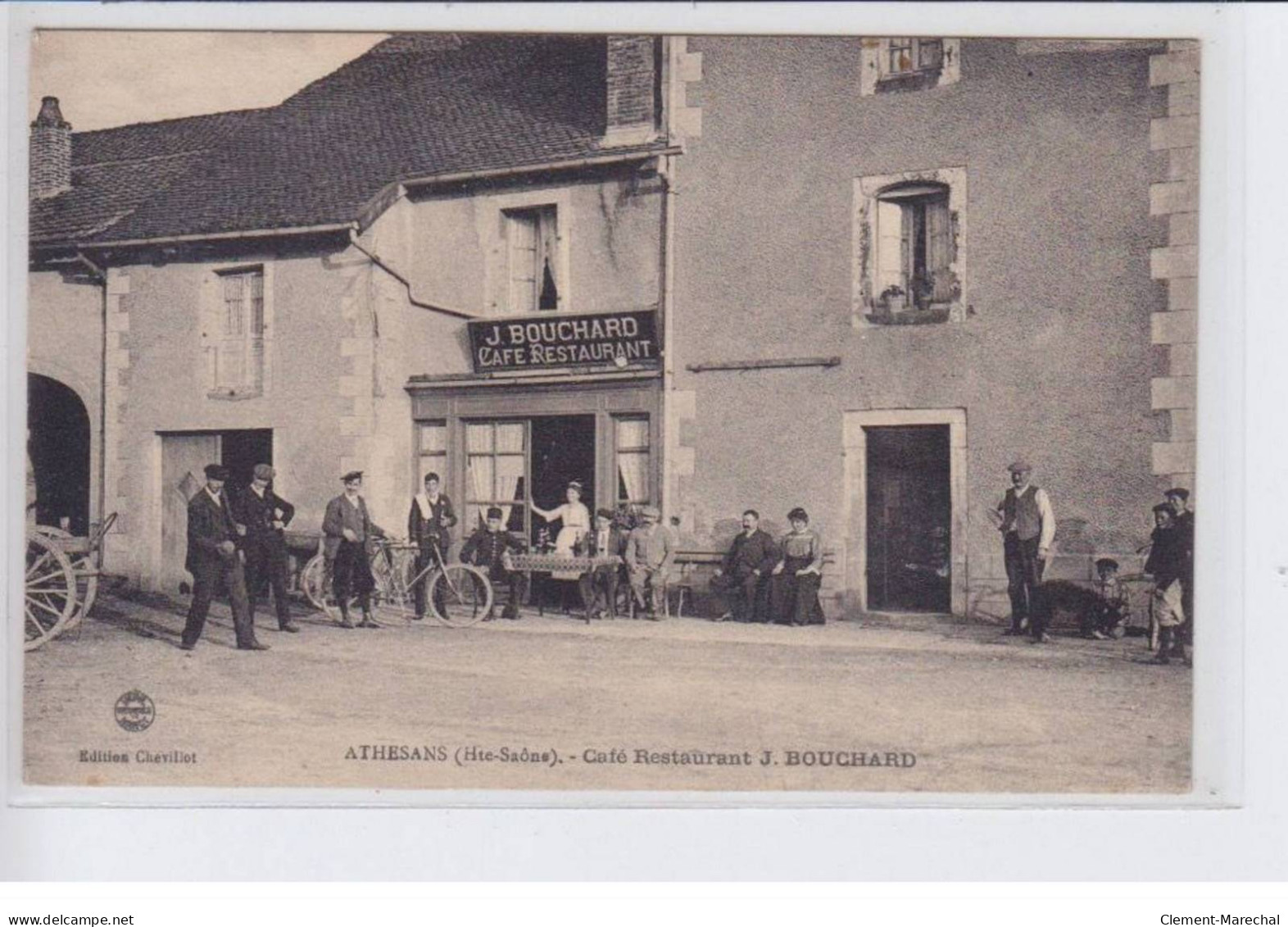 ATHESANS: Café Restaurant J. Bouchard - Très Bon état - Other & Unclassified