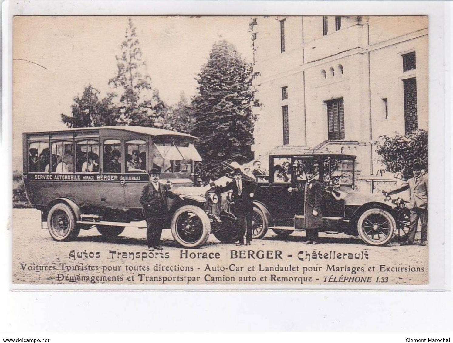 CHATELLERAULT: Autos Transport, Horace, Berger, Autobus - Très Bon état - Chatellerault