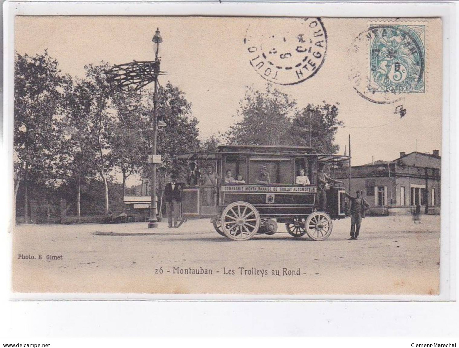 MONTAUBAN: Les Trolleys Au Rond, Autobus - Très Bon état - Other & Unclassified