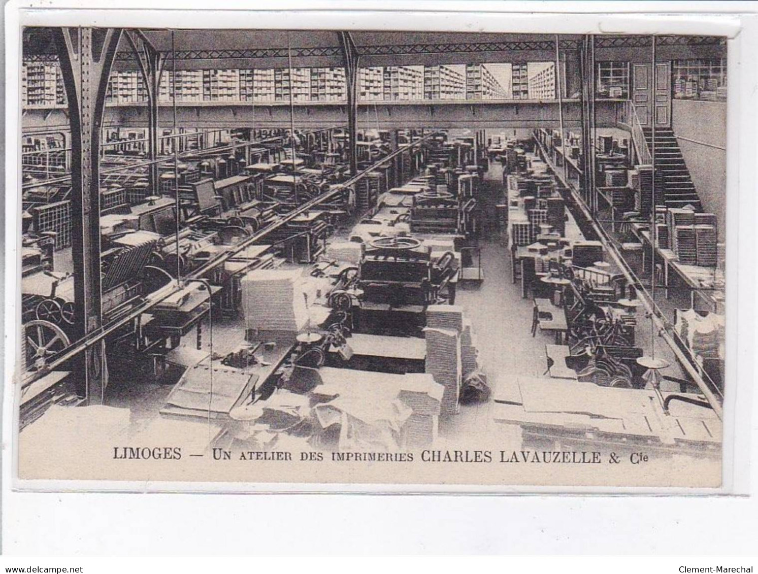 LIMOGES: Un Atelier Des Imprimeries Charles Lavauzelle & Cie - Très Bon état - Limoges
