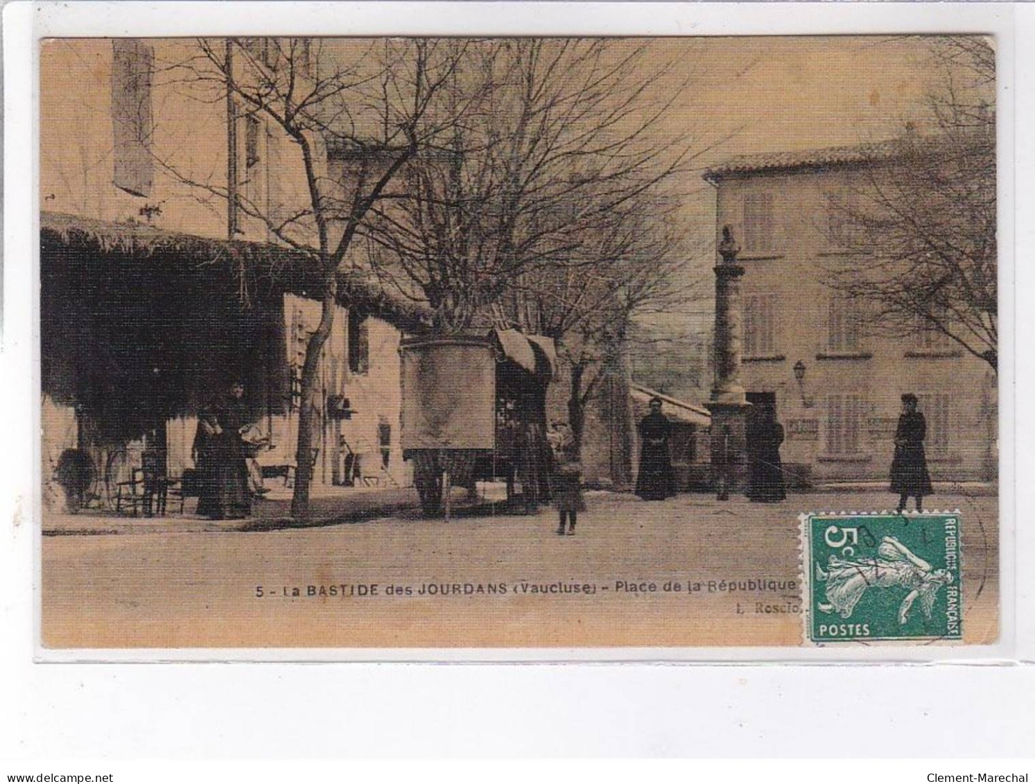 LABASTIDE DES JOURDANS: Place De La République - état - Andere & Zonder Classificatie