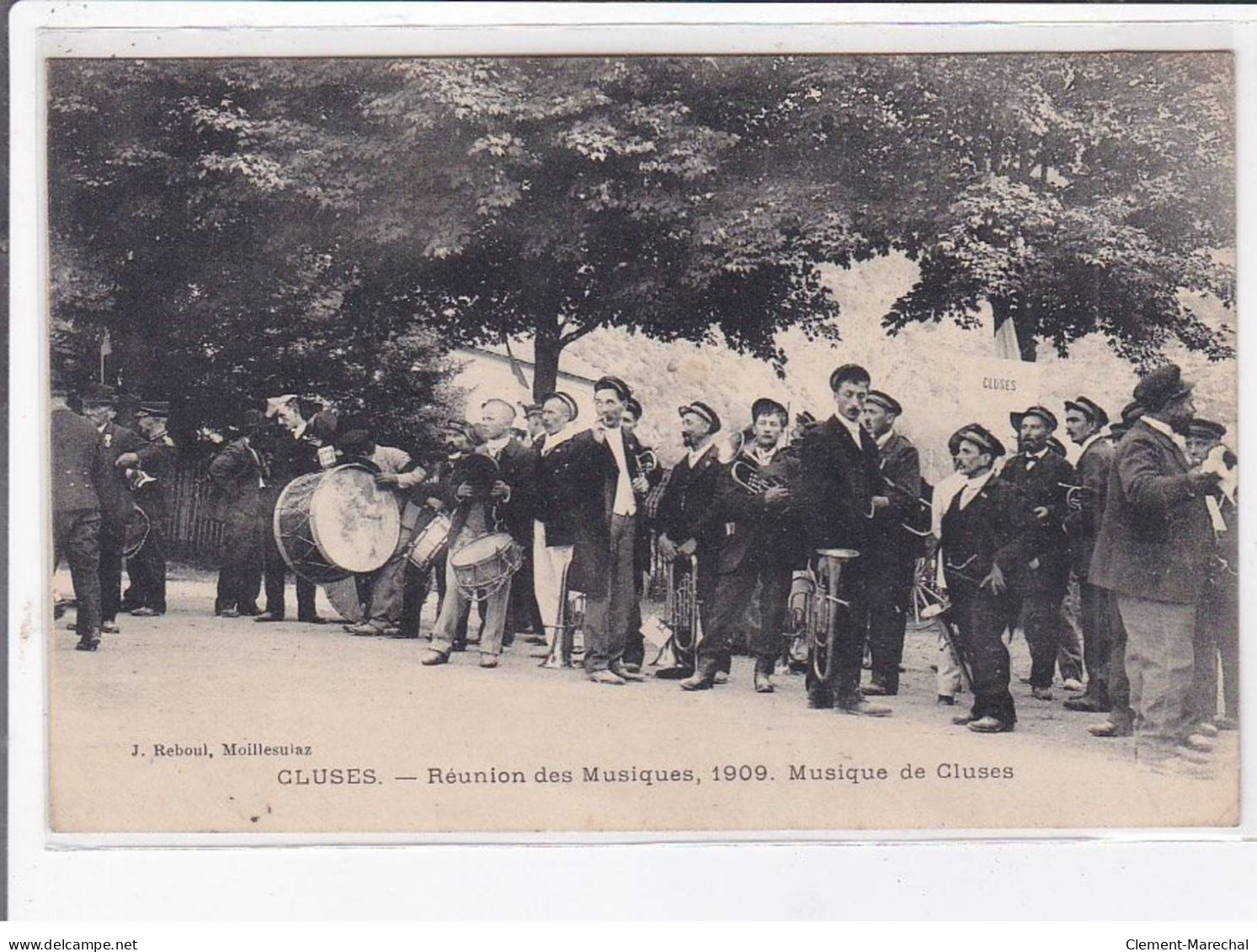 CLUSES: Réunion Des Musiques, 1909, Musique De Cluses - Très Bon état - Cluses