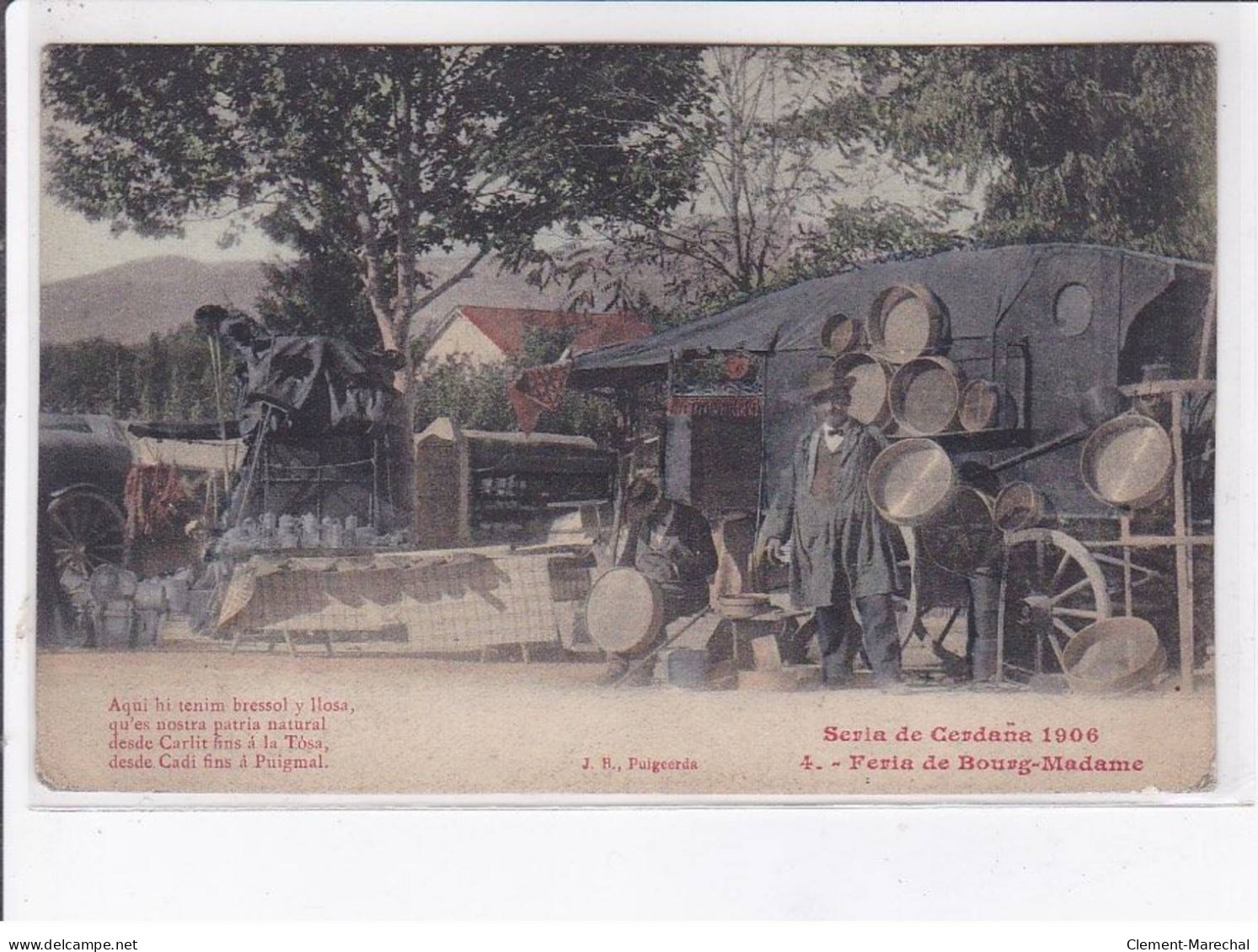 BOURG-MADAME: Seria De Cerdana 1906, Feria, étameurs - Très Bon état - Other & Unclassified