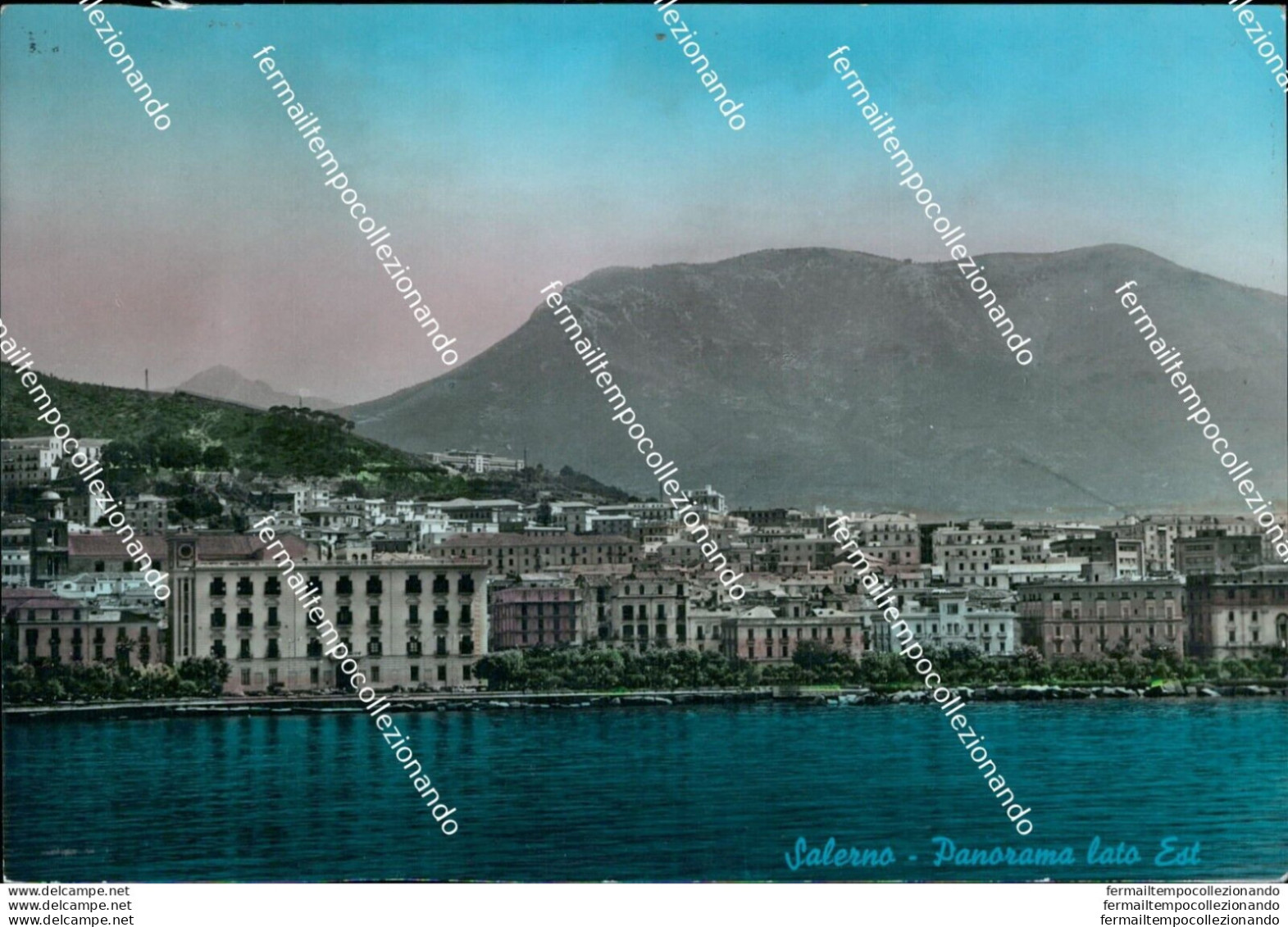 Br339 Cartolina Salerno Citta' Panorama Lato Est Campania - Salerno