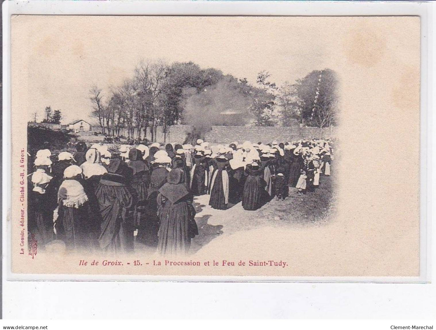 ILE DE GROIX: La Procession Et Le Feu De Saint-tudy - Très Bon état - Sonstige & Ohne Zuordnung