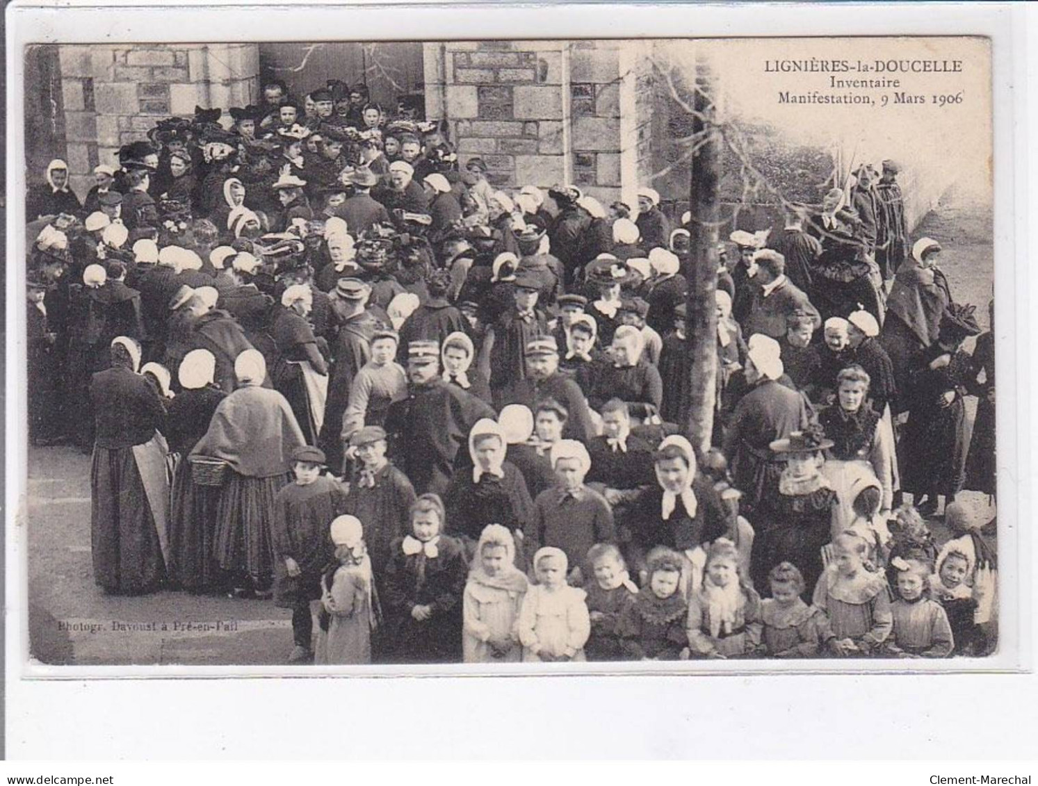 LIGNIERES-la-DOUCELLE: Inventaire Manifestation 9 Mars 1906 - Très Bon état - Otros & Sin Clasificación