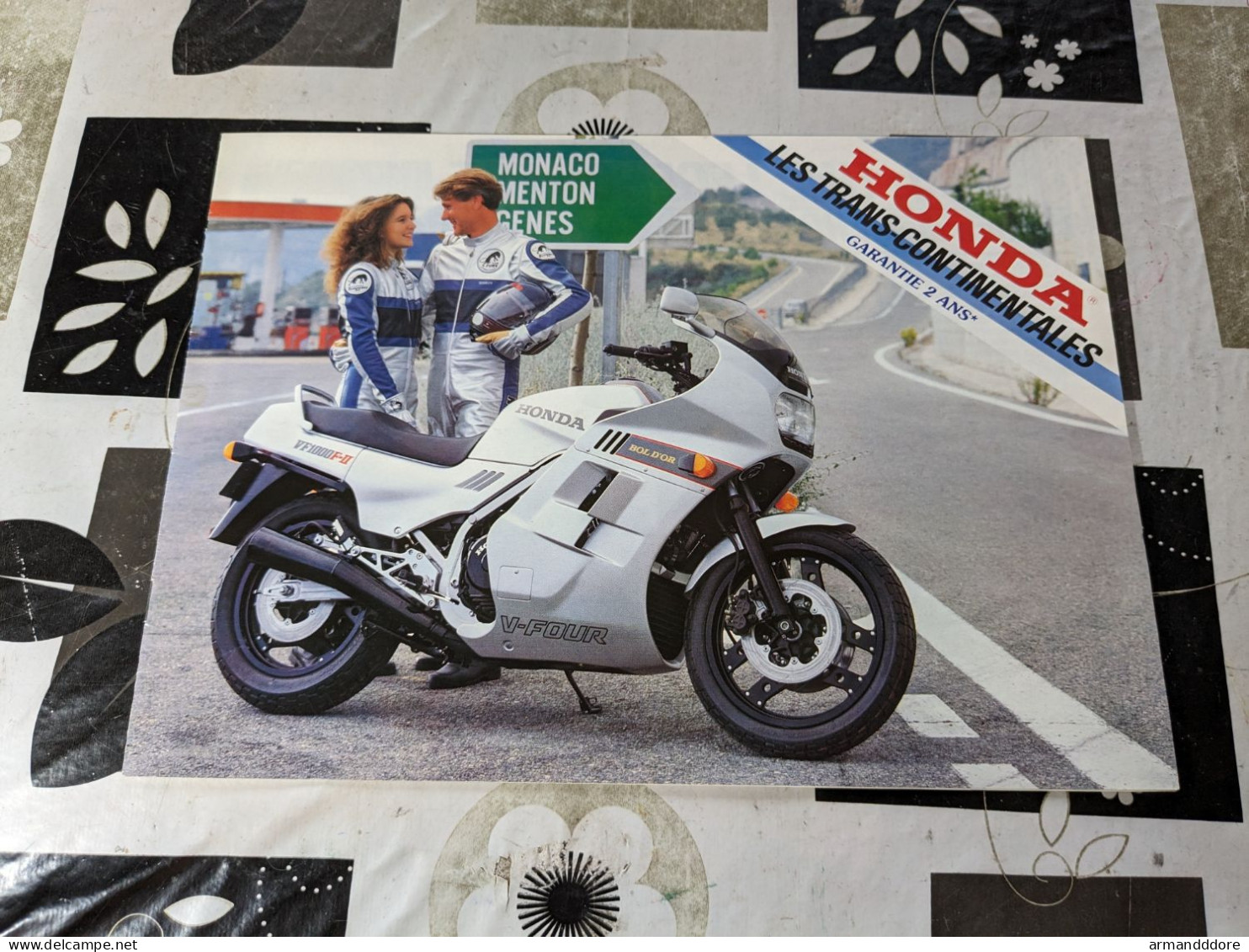 Catalogue Brochure Moto Honda 1985 Daytona Goldwing Ns 400r Bike Motorcycle - Auto/Motor