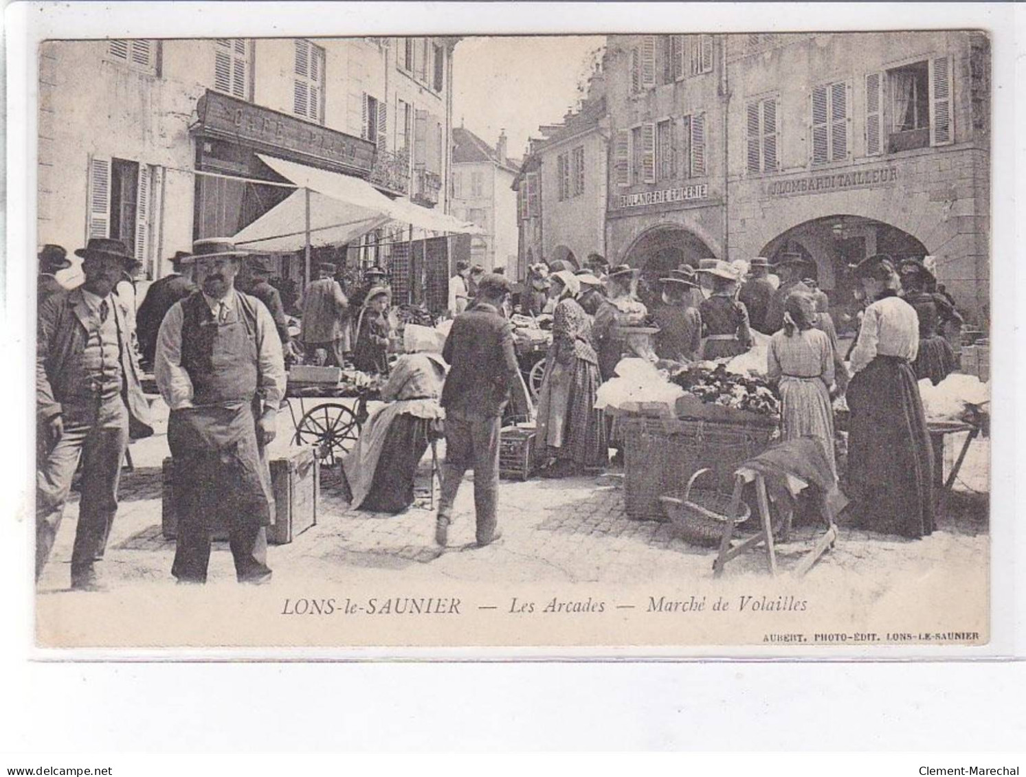 LONS-le-SAUNIER: Les Arcades, Marché De Volailles - Très Bon état - Lons Le Saunier