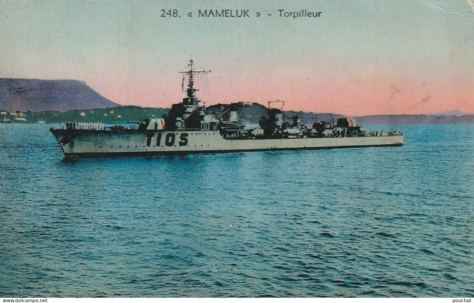 HO Nw (11) TORPILLEUR " MAMELUCK " - 2 SCANS - Warships