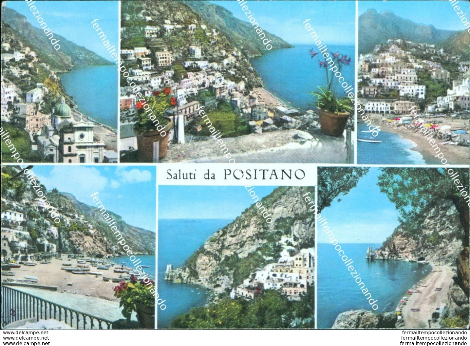 Br431 Cartolina Saluti Da Positano Provincia Di Salerno Campania - Salerno