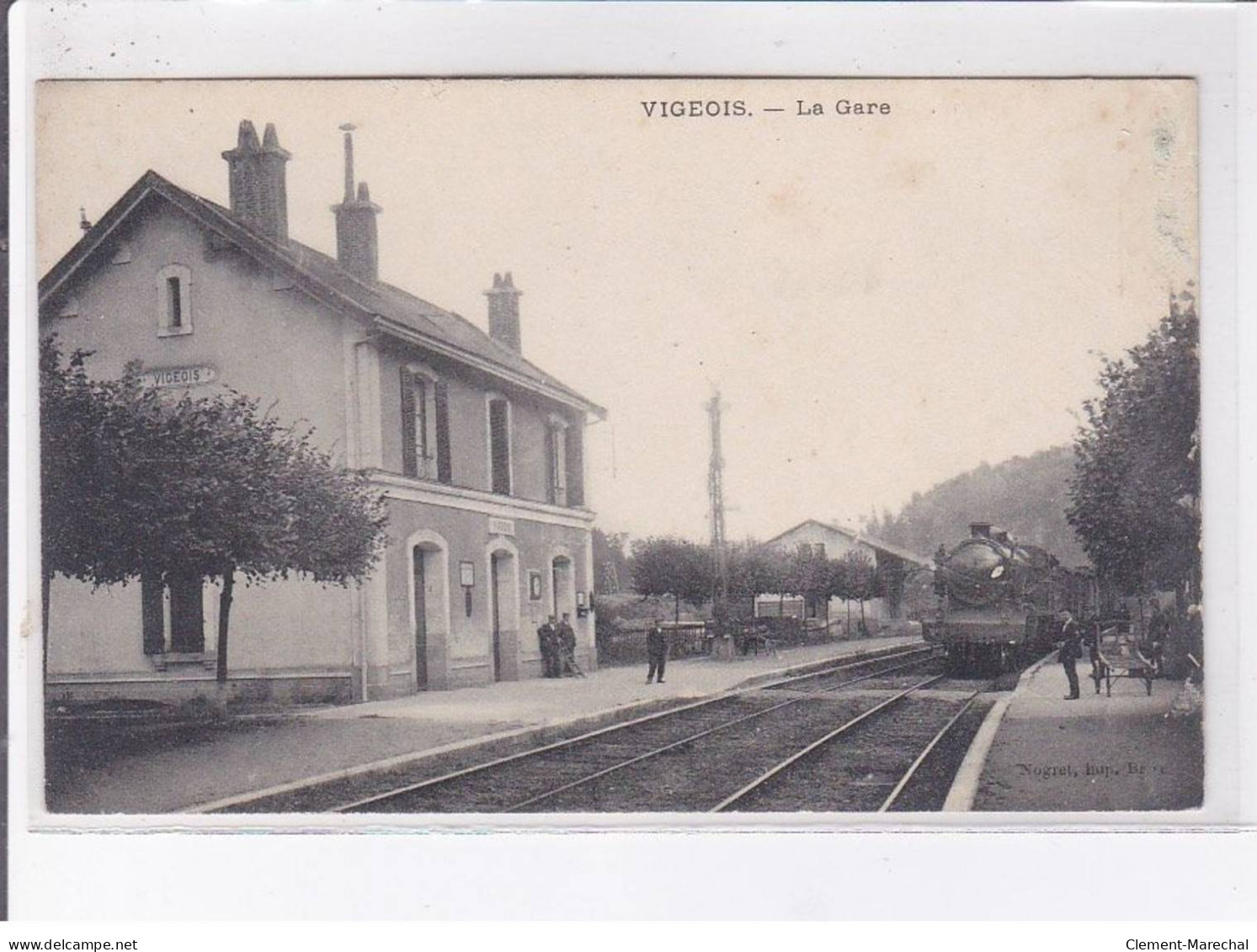 VIGEOIS: La Gare - Très Bon état - Autres & Non Classés