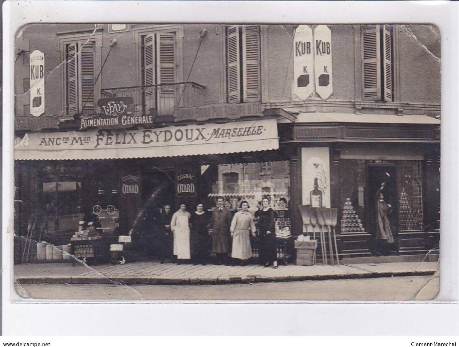 MARSEILLE: Ancienne Maison Felix Eydoux, Alimentation Générale, Kub - état - Non Classés