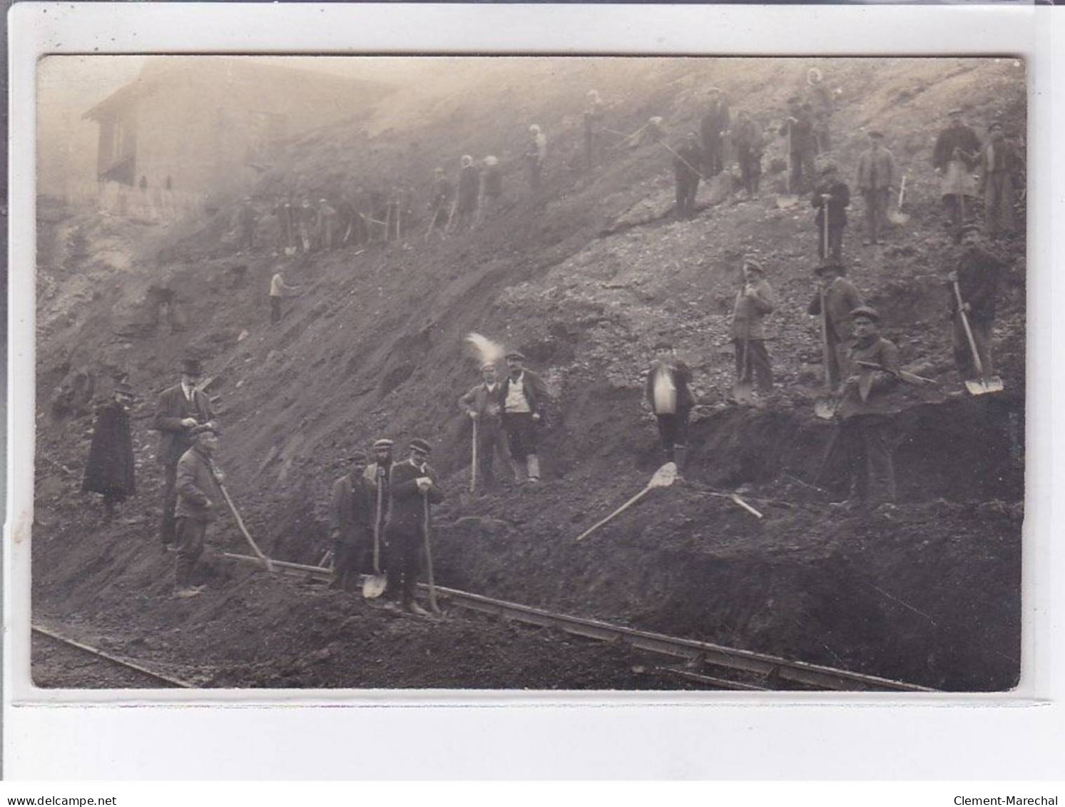 DECAZEVILLE: Carte Photo Du Chemin De Fer Industriel (mines) - Très Bon état - Decazeville