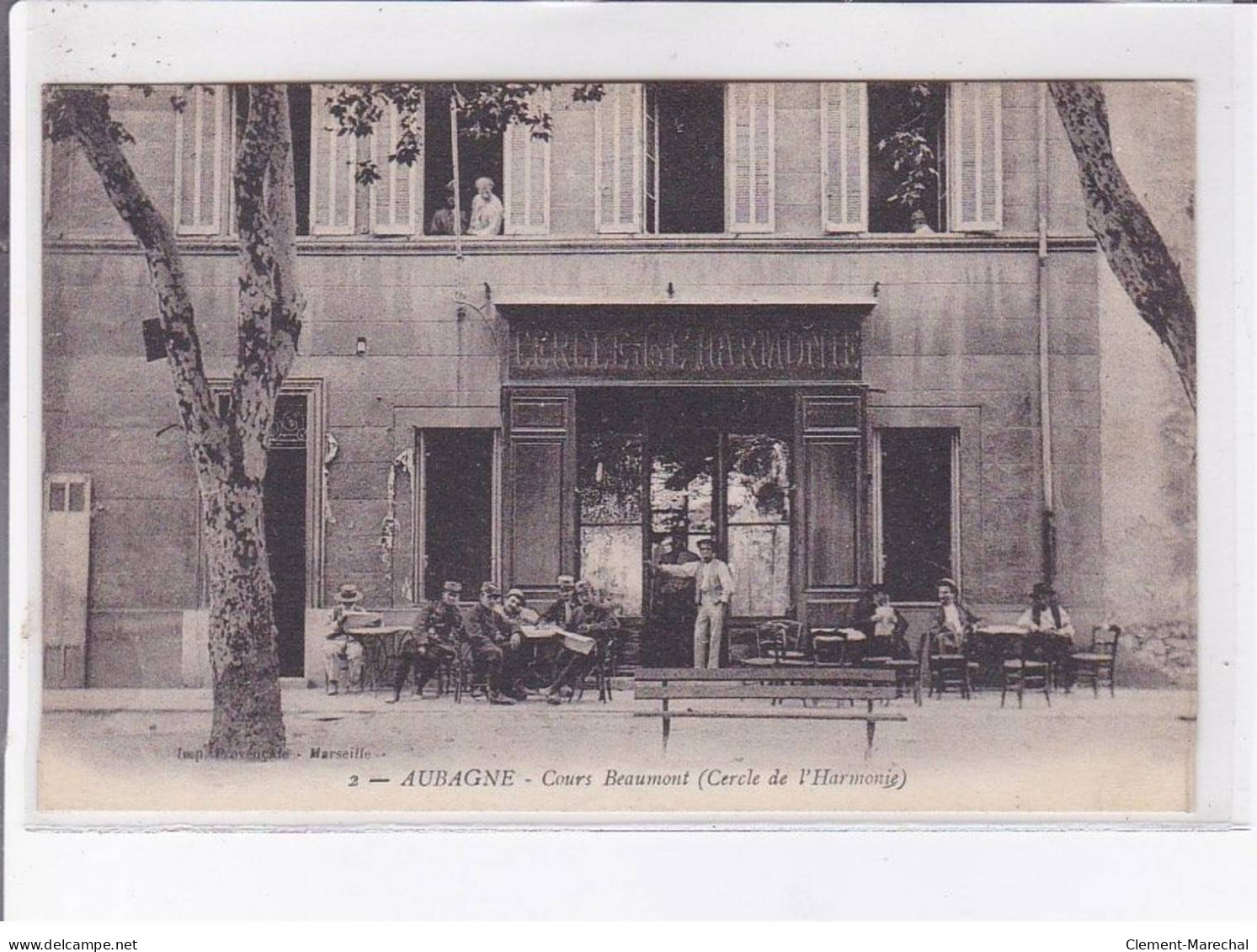 AUBAGNE: Cours Beaumont (cercle De L'harmonie) - Très Bon état - Aubagne