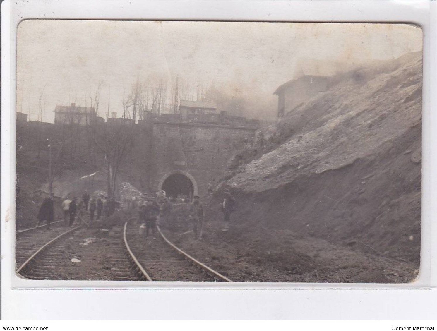 DECAZEVILLE: Carte Photo Du Chemin De Fer Industriel (mines) - état - Decazeville