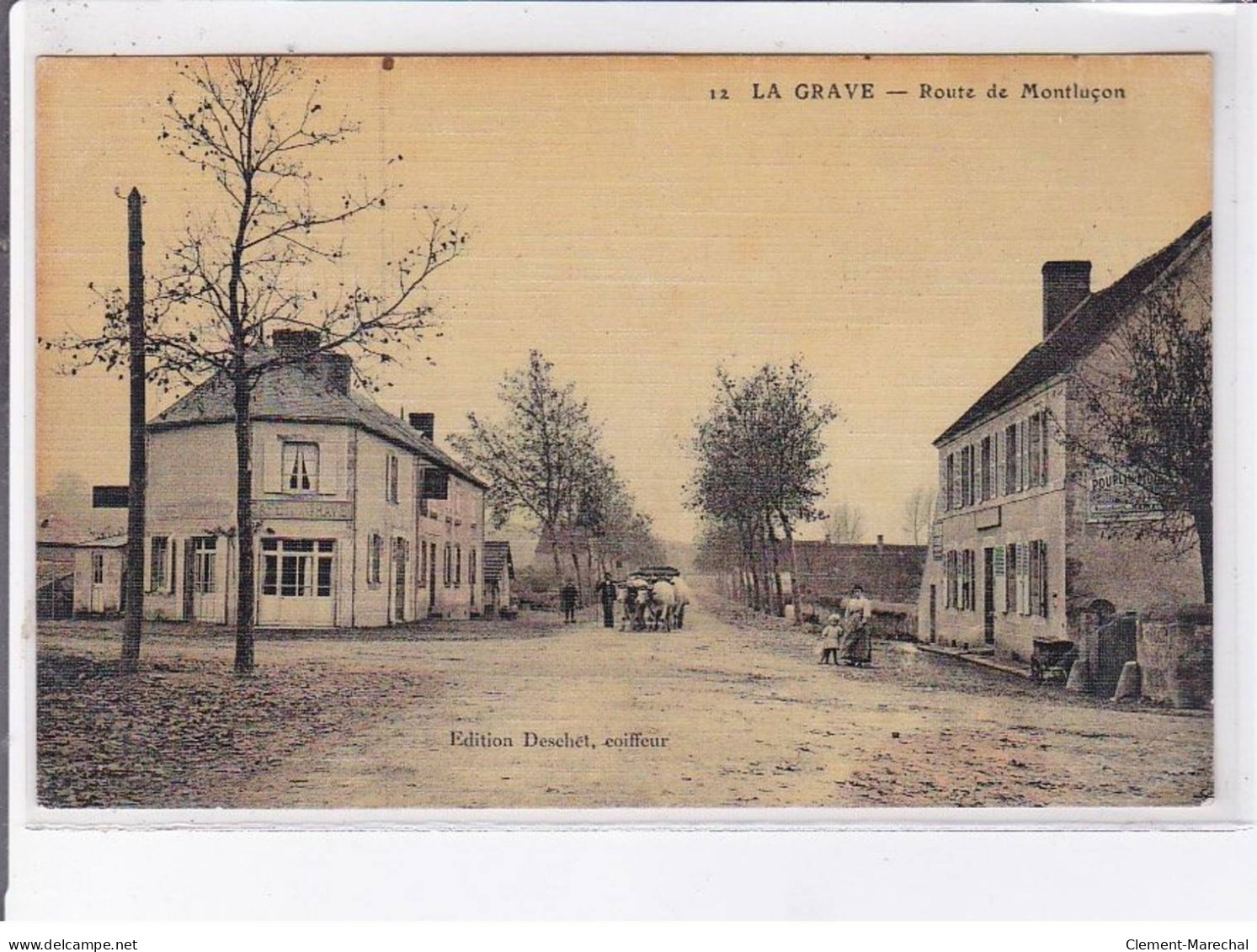 LA GRAVE: Route De Montluçon - Très Bon état - Andere & Zonder Classificatie