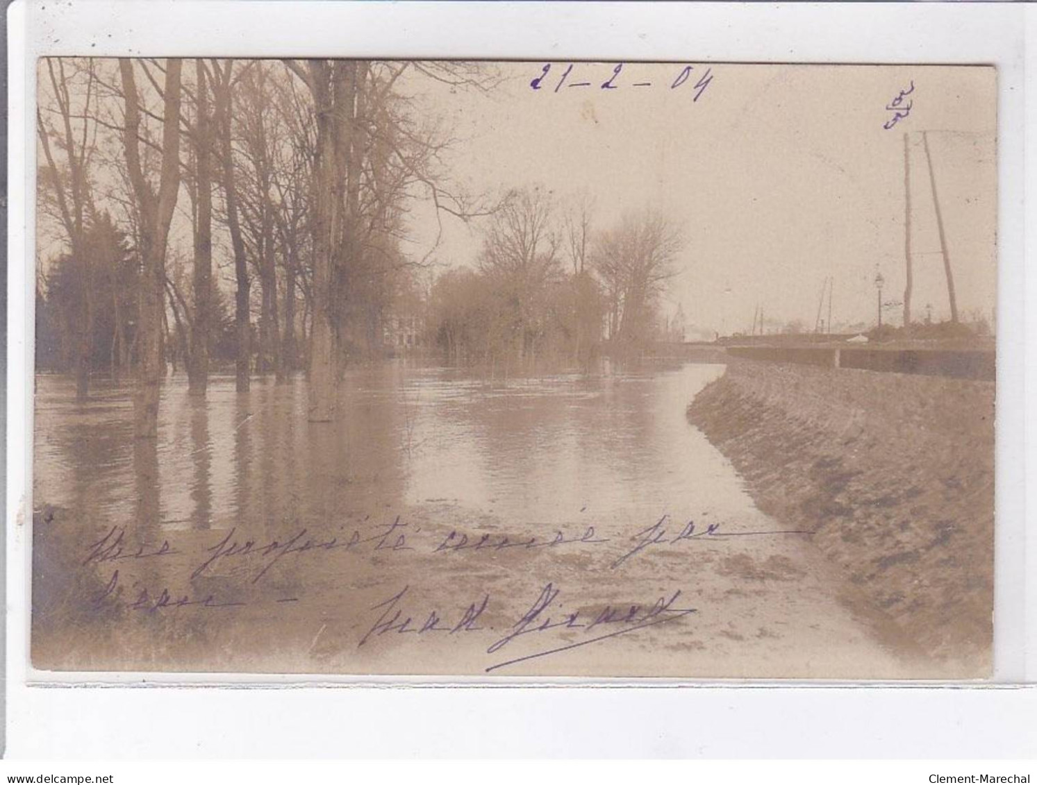 SAUMUR(?): Inondation - Très Bon état - Saumur