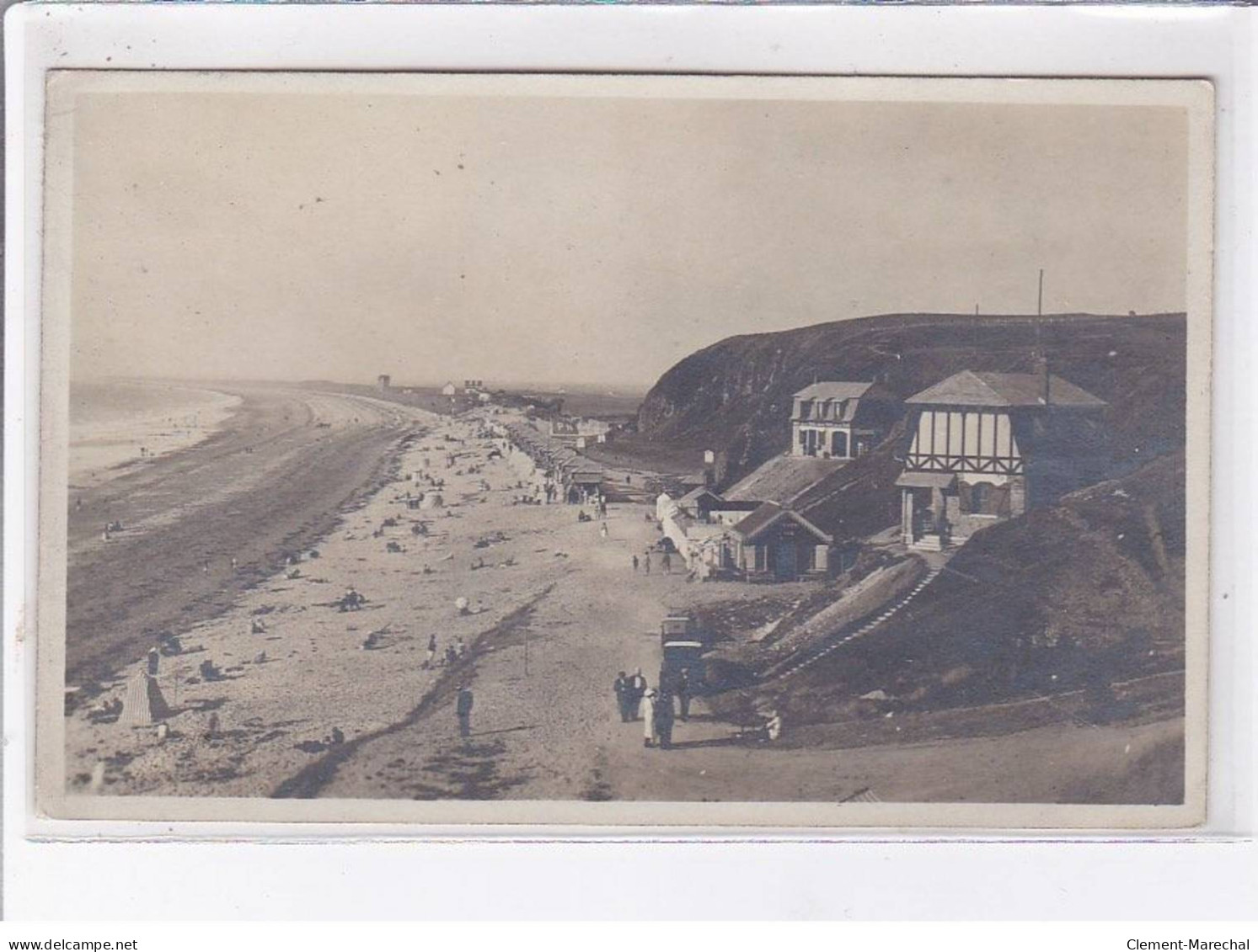 DONVILLE LES BAINS: La Plage - Très Bon état - Andere & Zonder Classificatie