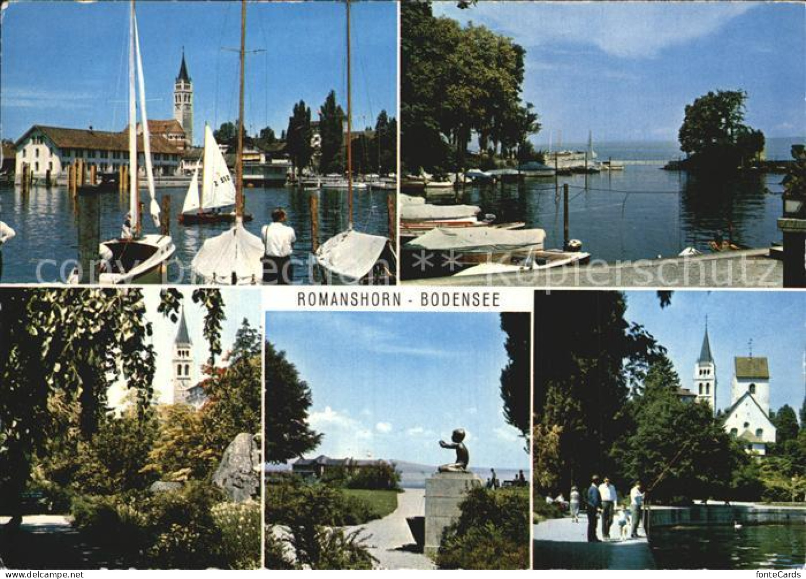 12590901 Romanshorn Bodensee Seeparkanlagen Bootshafen Denkmal Romanshorn - Autres & Non Classés