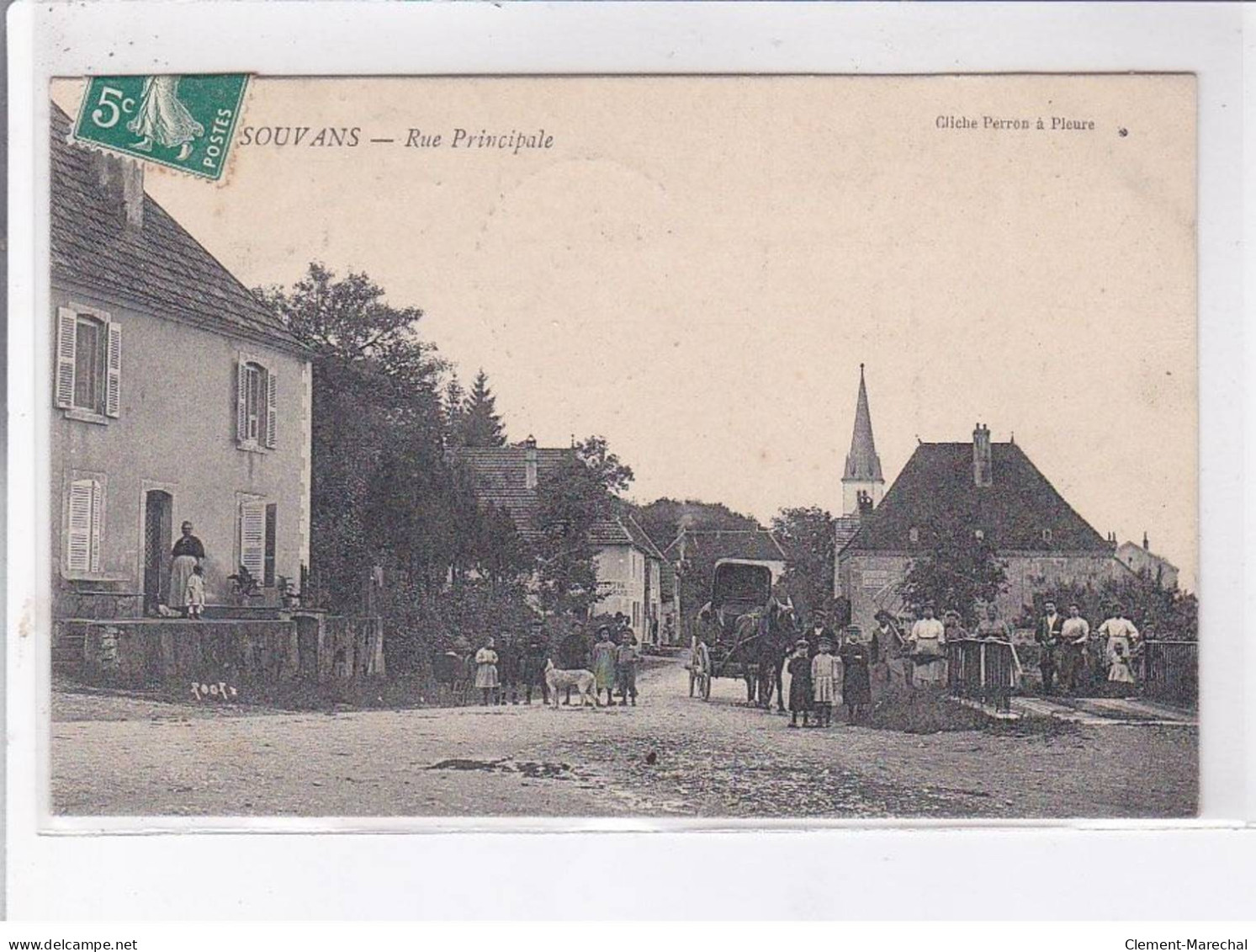 SOUVANS: Rue Principale - Très Bon état - Andere & Zonder Classificatie