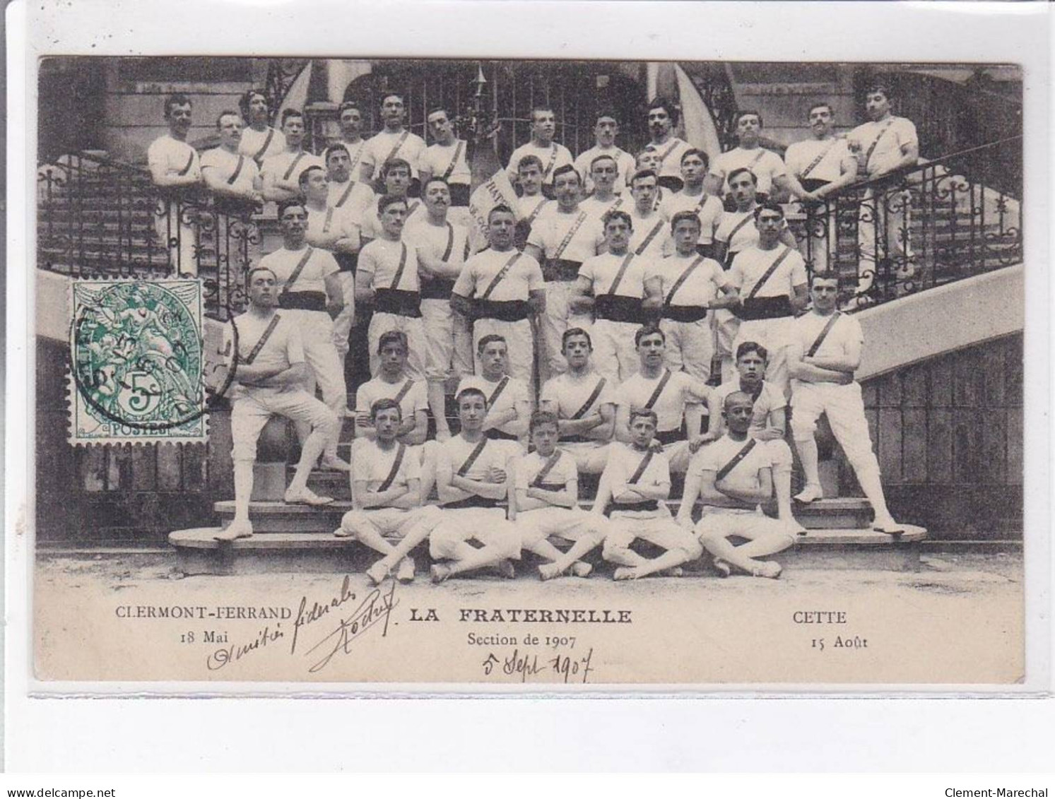 CETTE: La Fraternelle, Section De 1907, Sete, Clermont-ferrand - Très Bon état - Sete (Cette)