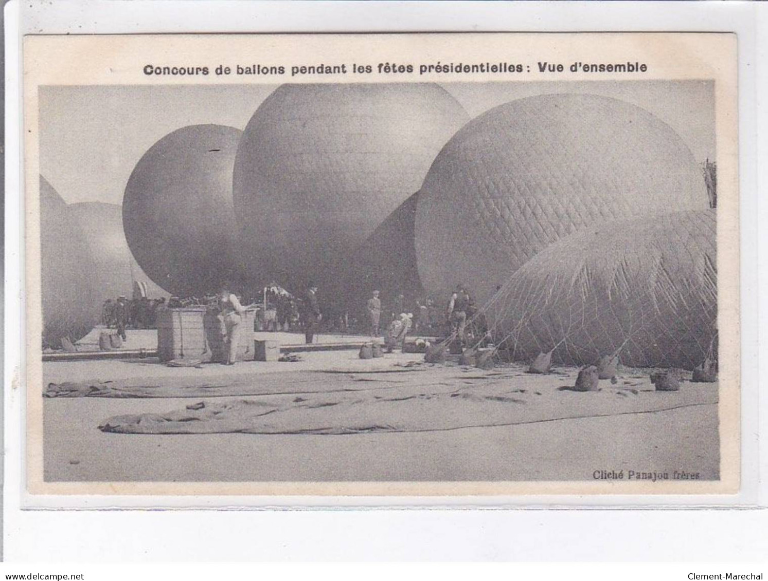 GIRONDE: Concours De Ballons Pendant Les Fêtes Présidentielle, Vue D'ensemble, Ballon Rond - Très Bon état - Other & Unclassified