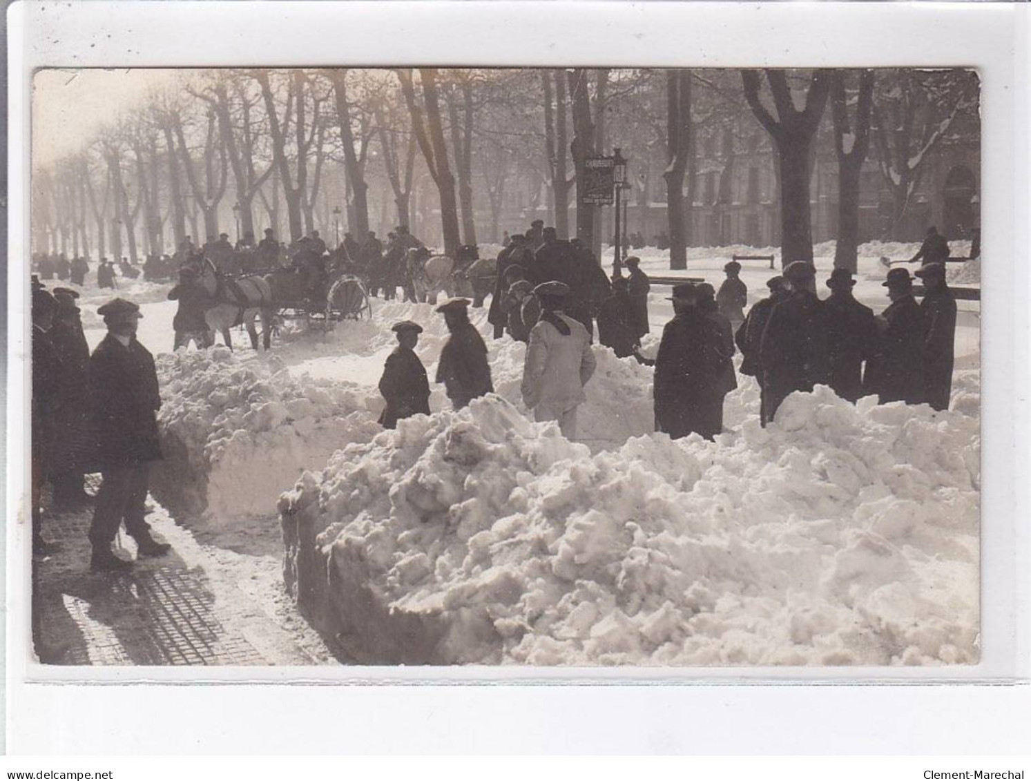 BEZIERS: Lot De 3 Cartes Photo," Sous La Neige" - Très Bon état (sauf 1 Cpa) - Beziers