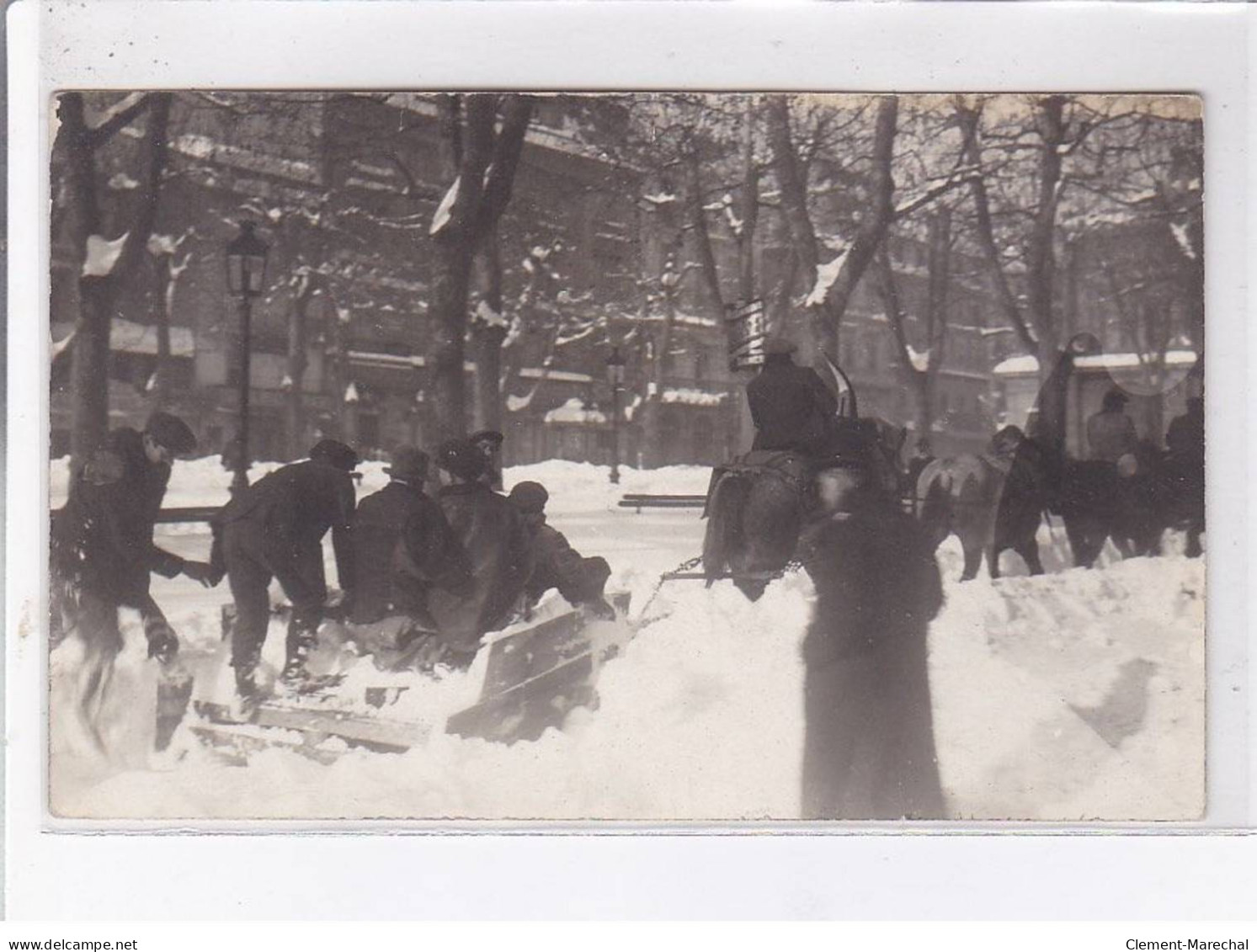 BEZIERS: Lot De 3 Cartes Photo," Sous La Neige" - Très Bon état (sauf 1 Cpa) - Beziers