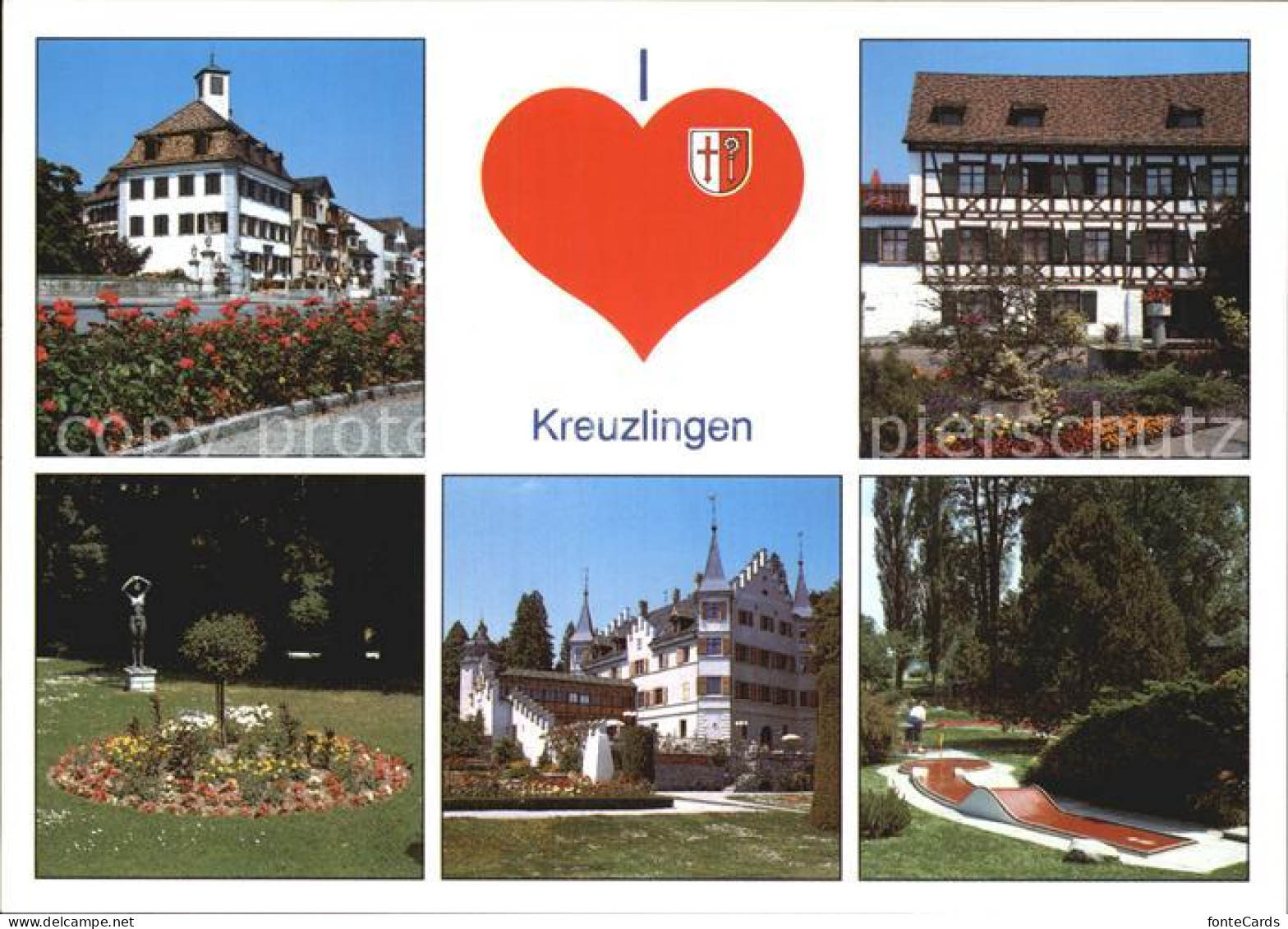 12590894 Kreuzlingen TG Parkanlagen Schloss Denkmal Minigolf Kreuzlingen - Autres & Non Classés