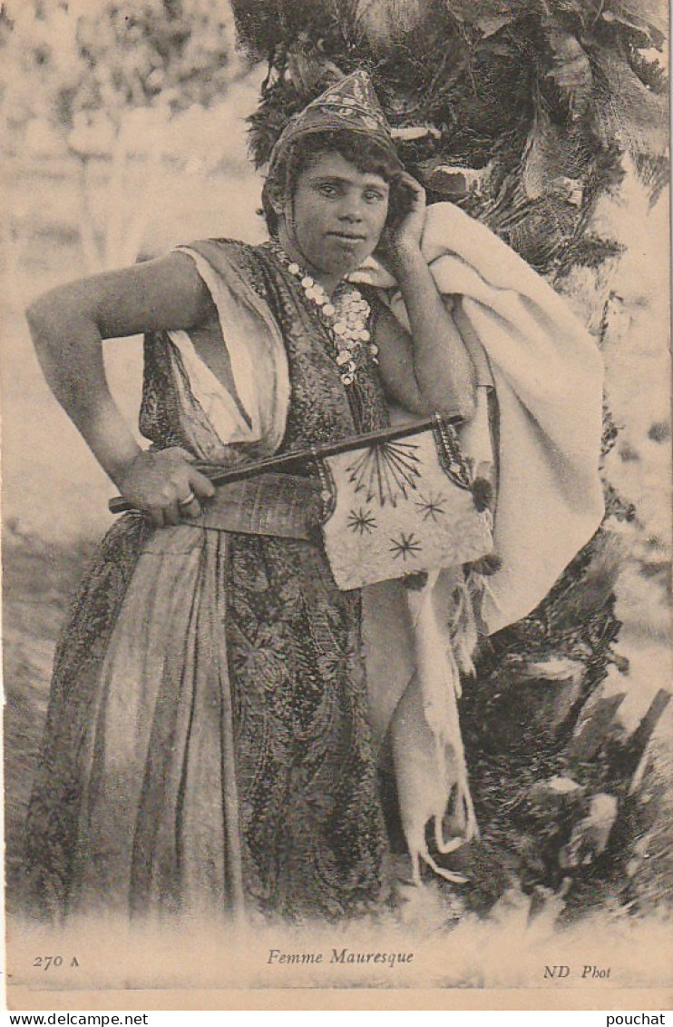 HO Nw 13- FEMME MAURESQUE - 2 SCANS - Afrika