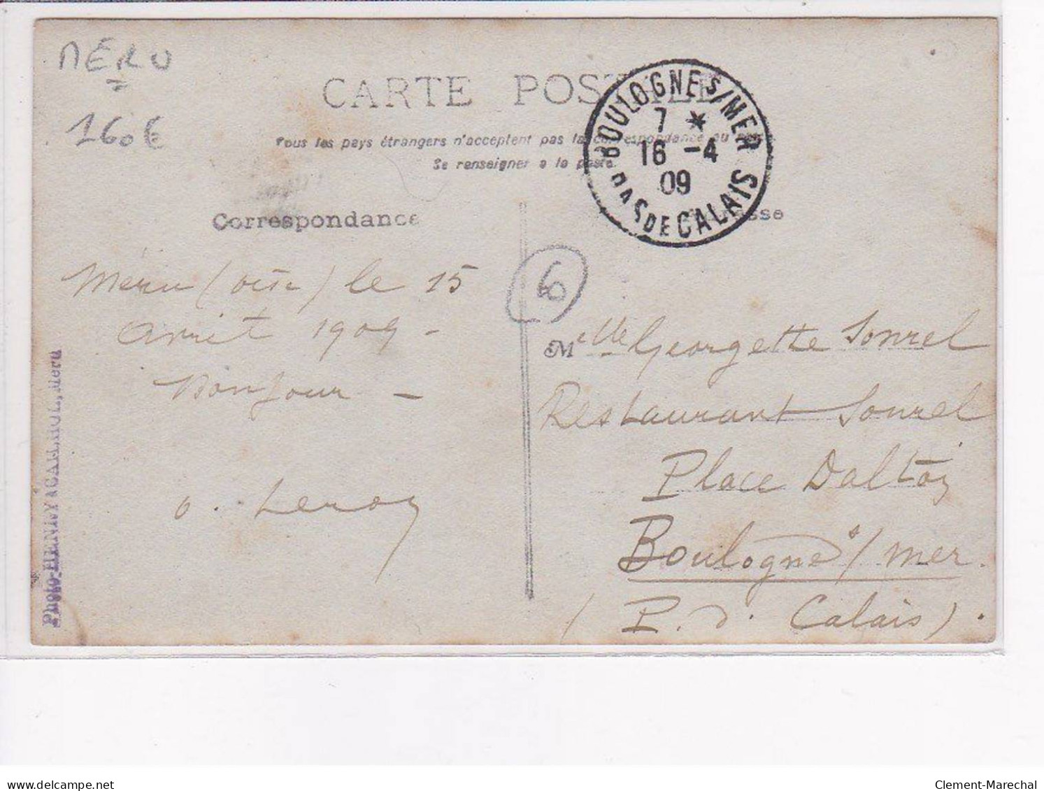 MERU - Carte Photo - Grève Des Boutonniers - 1909 - Très Bon état - Meru
